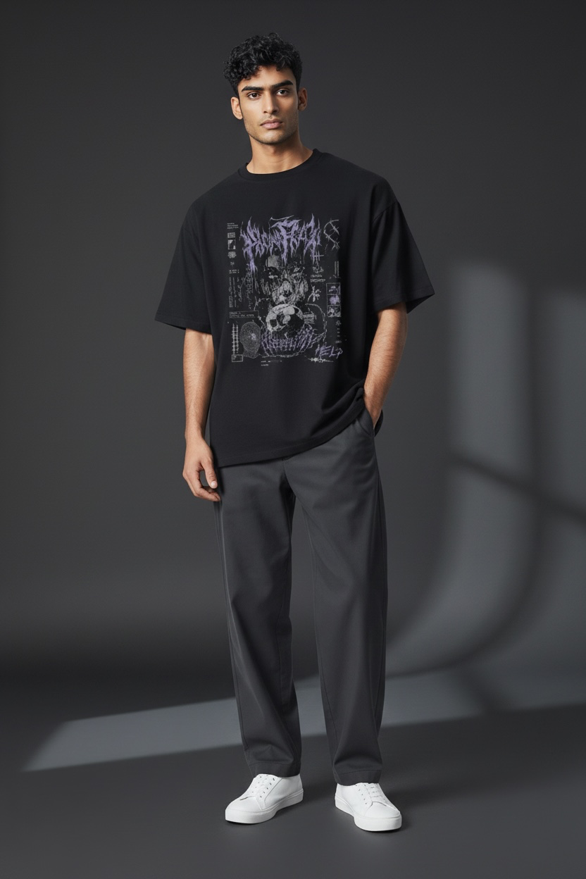 Metal Band Graphic T-Shirt