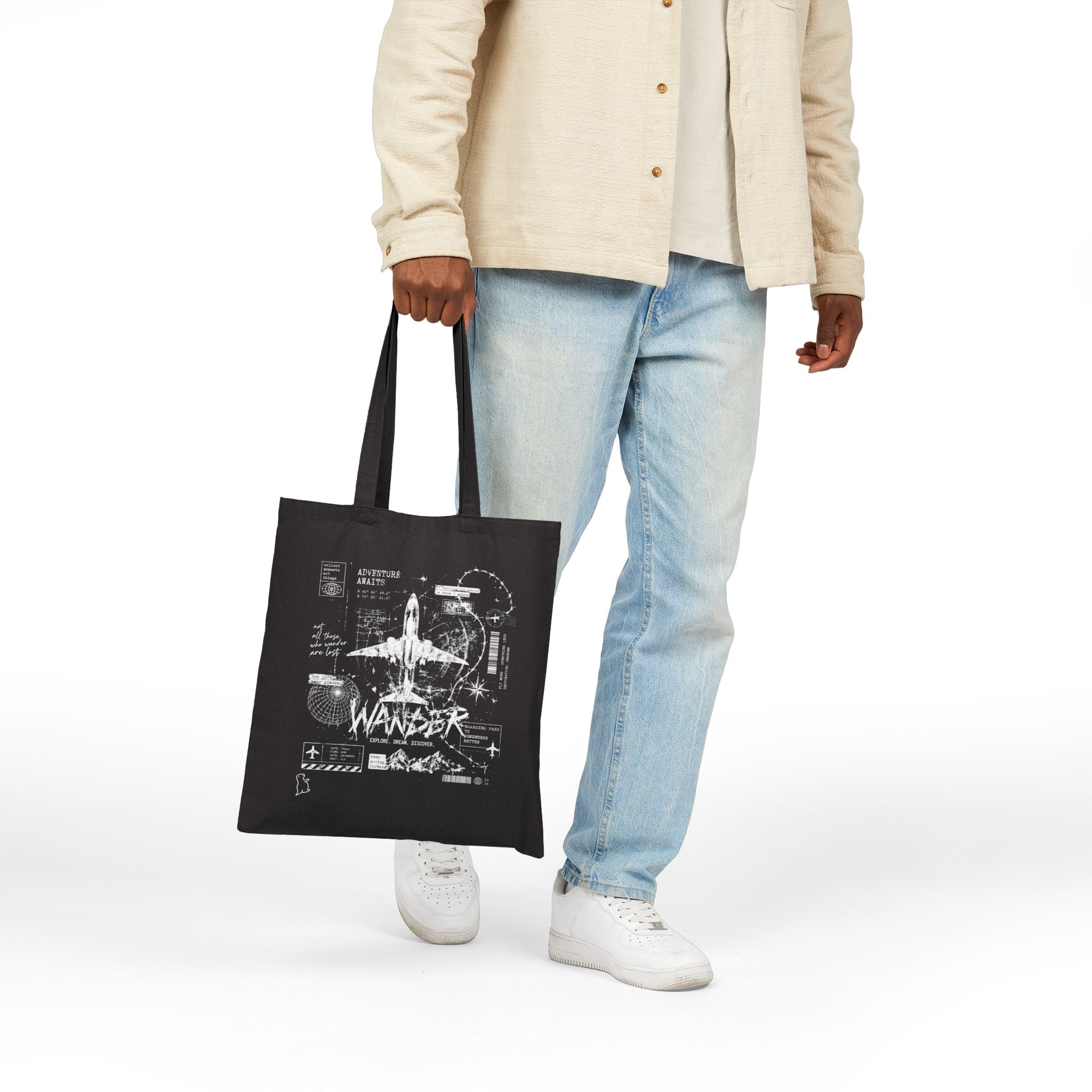 Canvas Tote Bag — Wander Plane