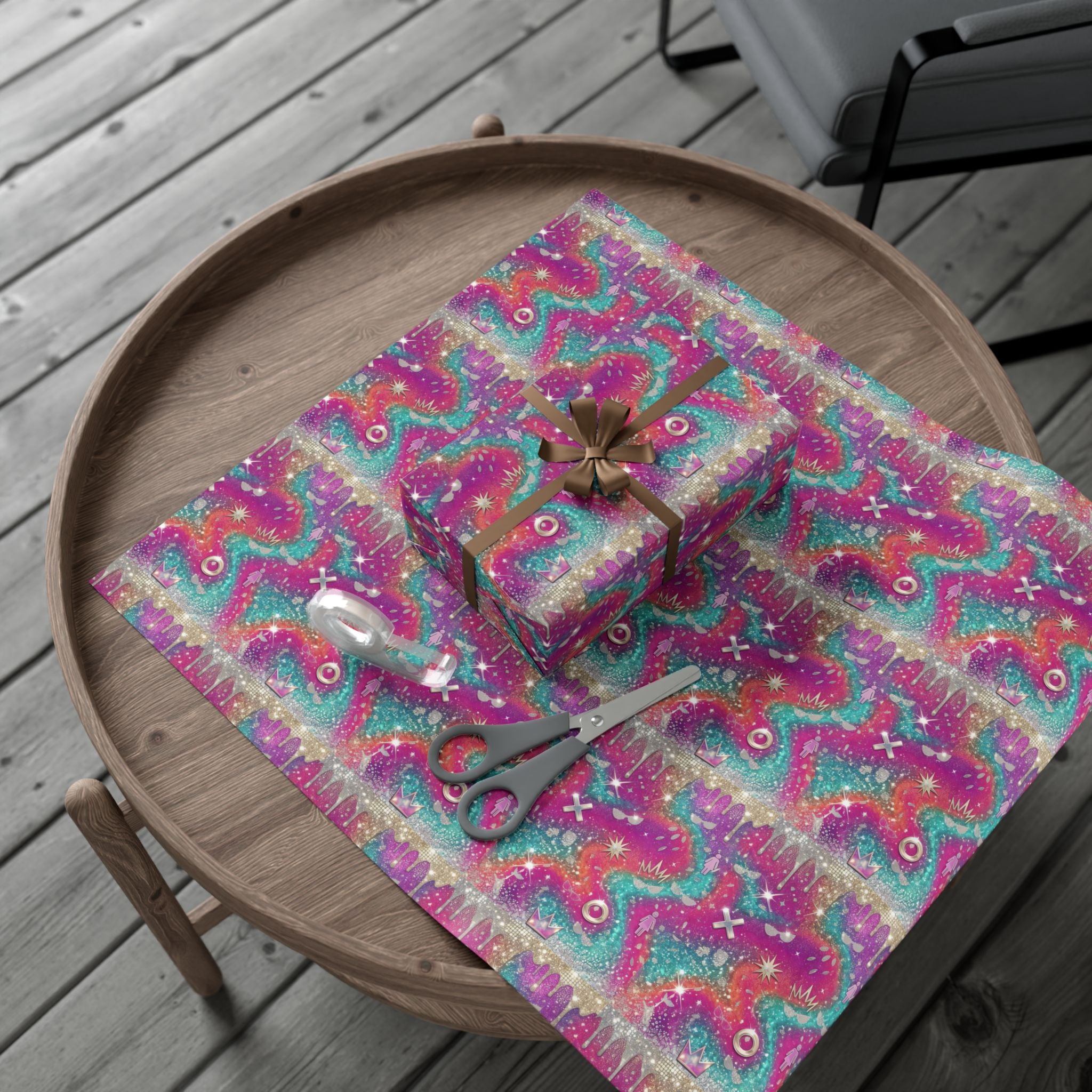 Colorful Abstract Gift Wrap Papers | Repeating Pattern