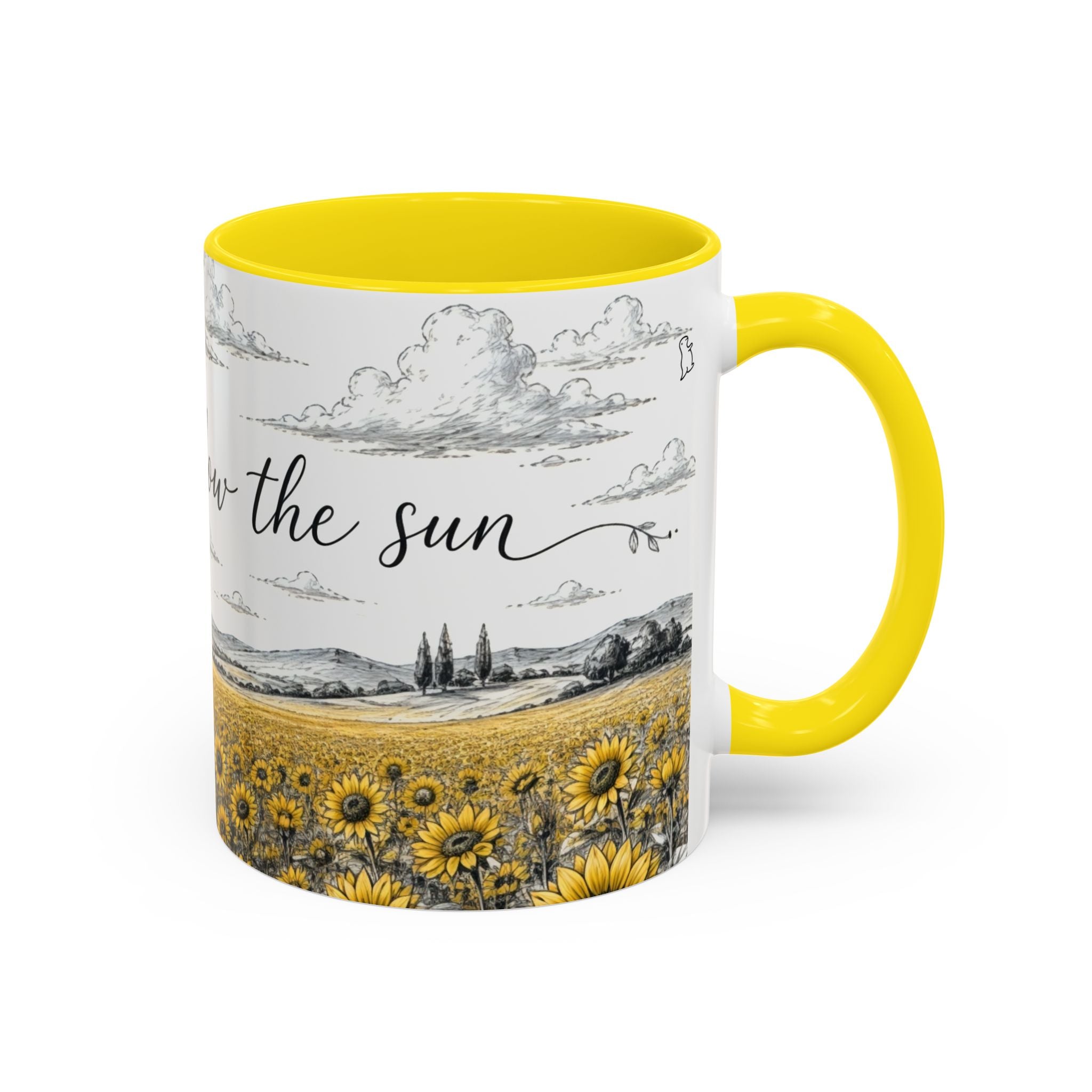 Follow the Sun Sunflower Ceramic Mug