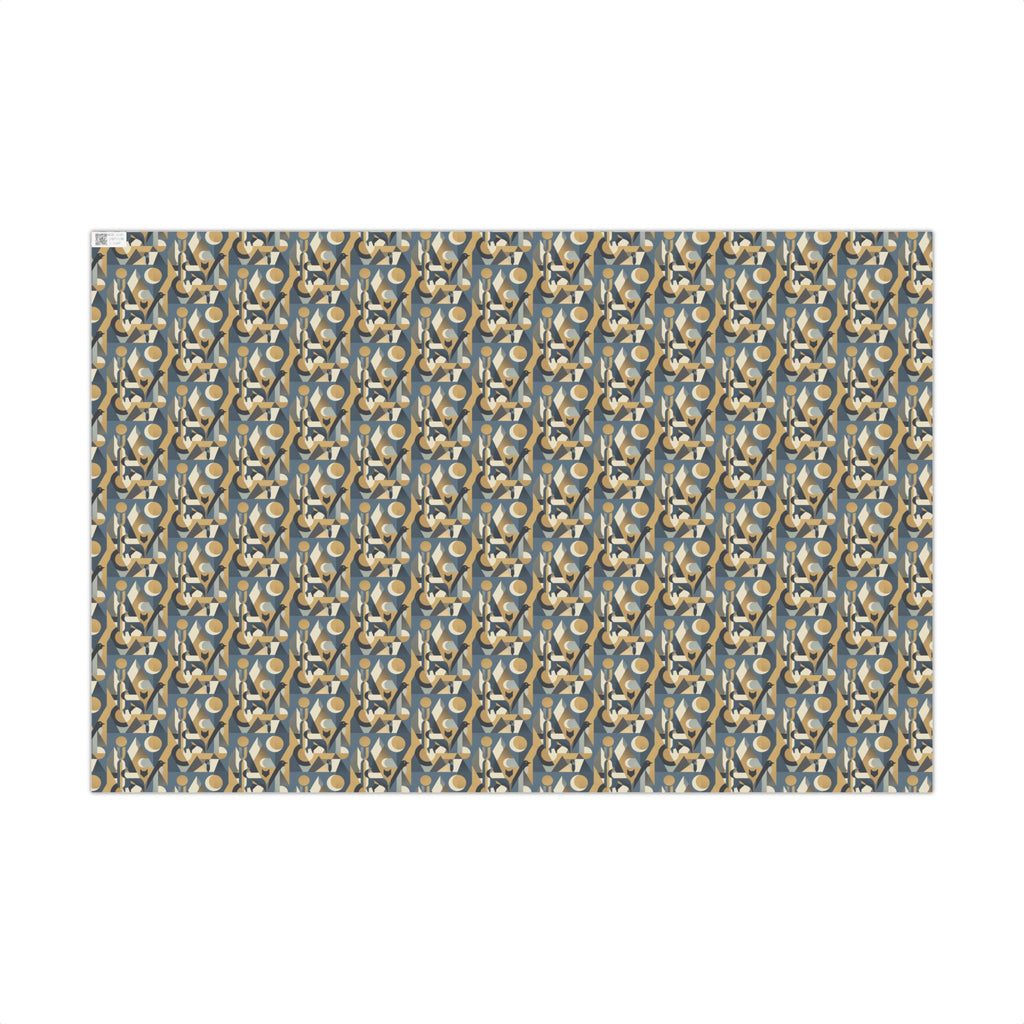 Abstract Geometric Pattern Gift Wrap Papers | Midcentury Modern Wrapping Paper