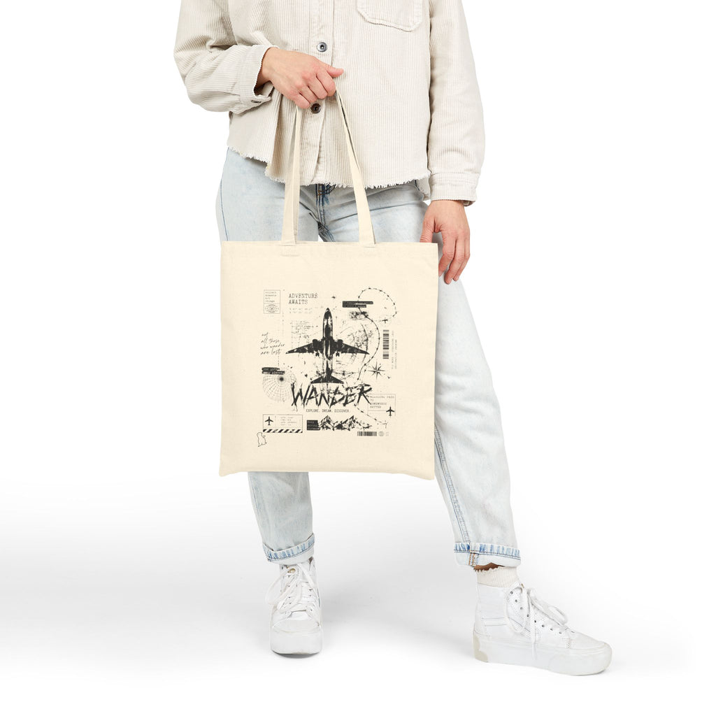 Canvas Tote Bag — Wander Plane