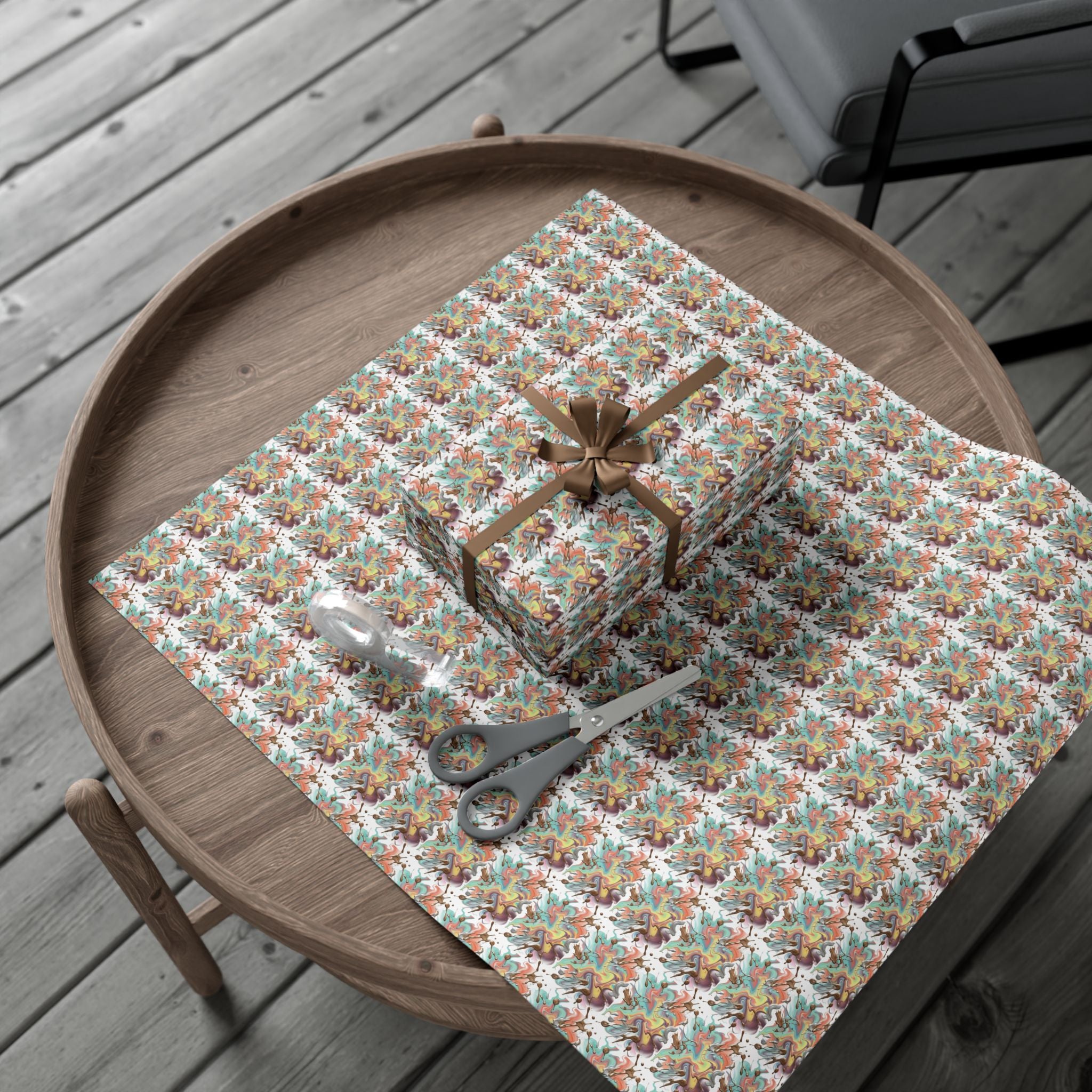 Abstract Watercolor Gift Wrap Paper | Wrapping Paper Roll
