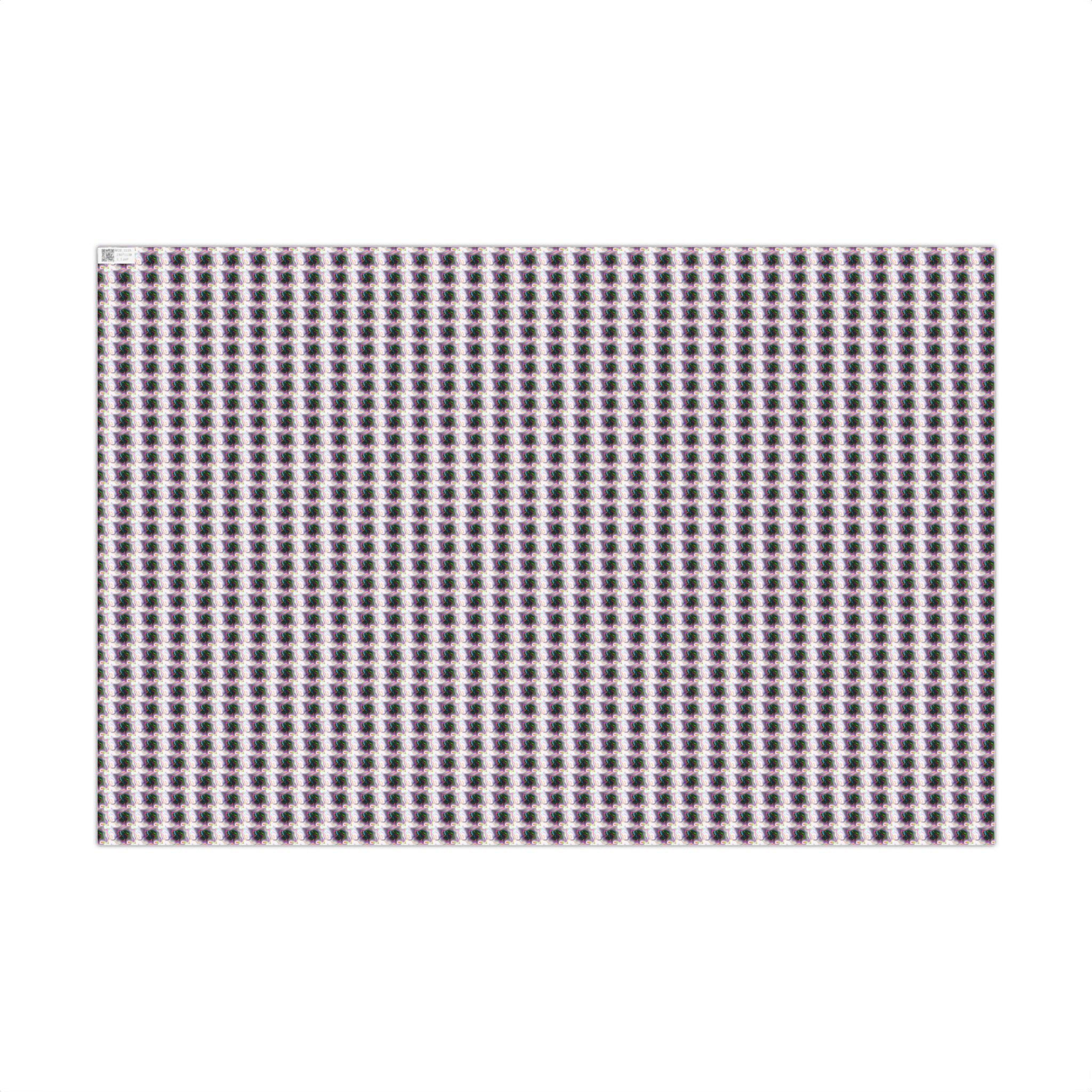 Purple Geometric Grid Gift Wrap Paper | Wrapping Paper Roll
