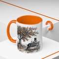 Orange Past and Future Ceramic Mug