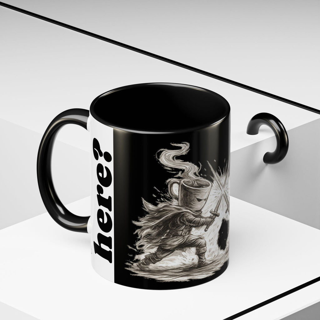 Here or To Go Ceramic Mug