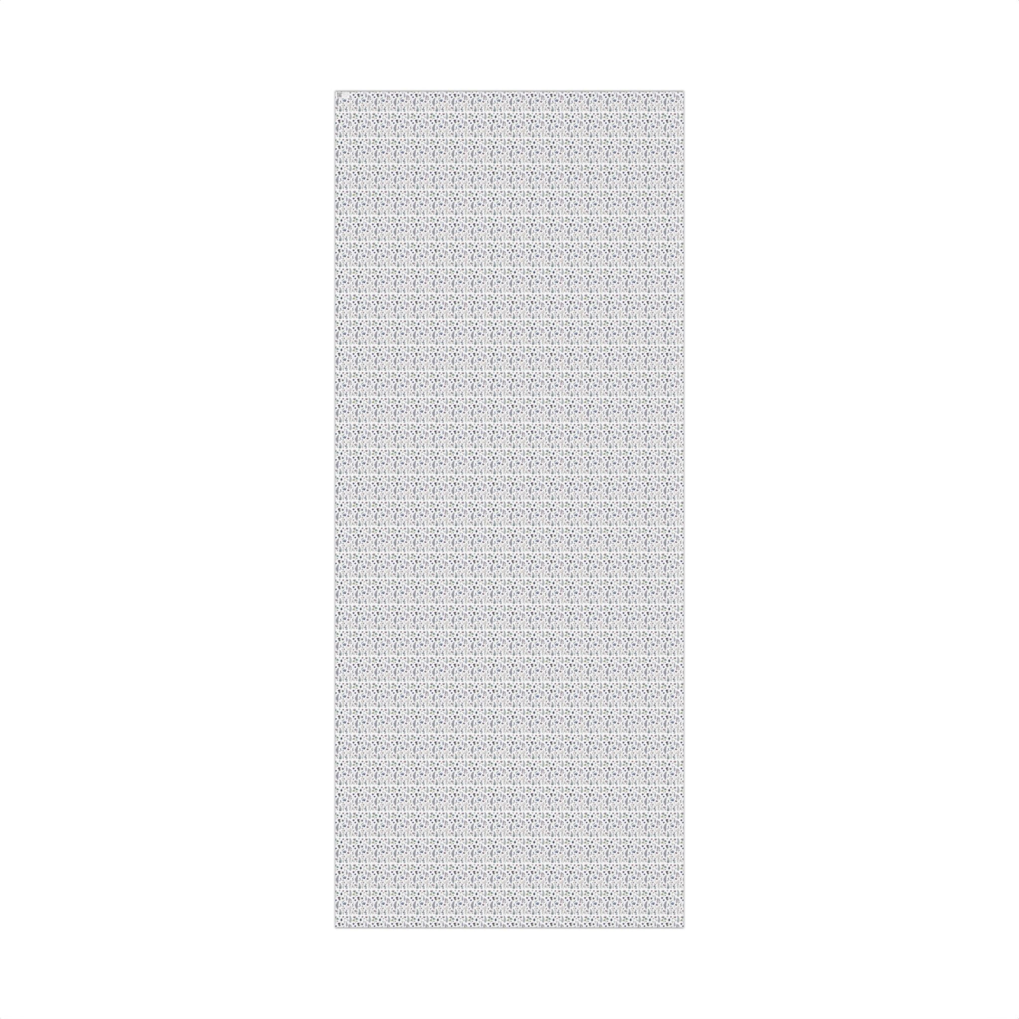 Tiny Lavender Floral Pattern Gift Wrap Paper | Neutral Botanical Wrapping