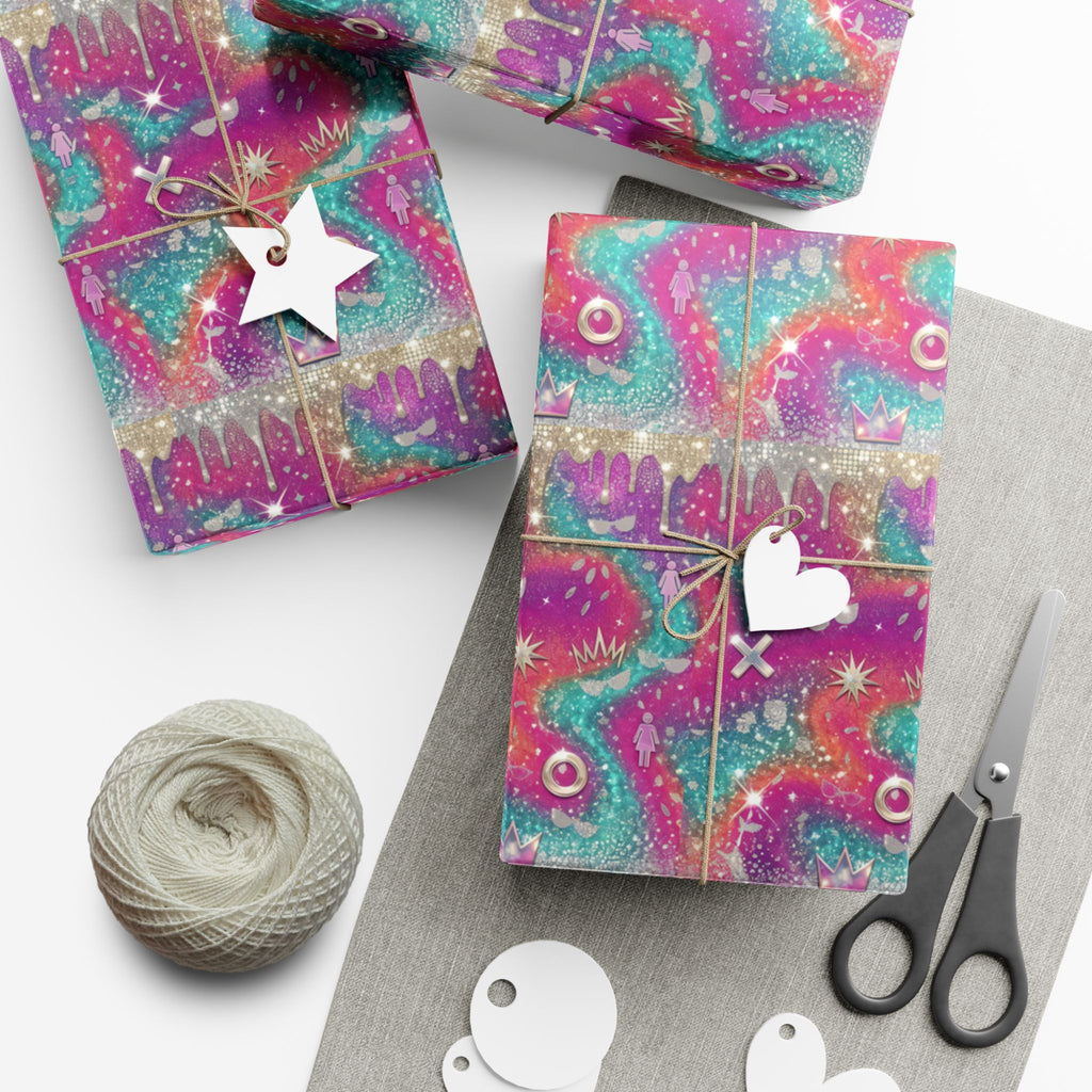 Colorful Abstract Gift Wrap Papers | Repeating Pattern