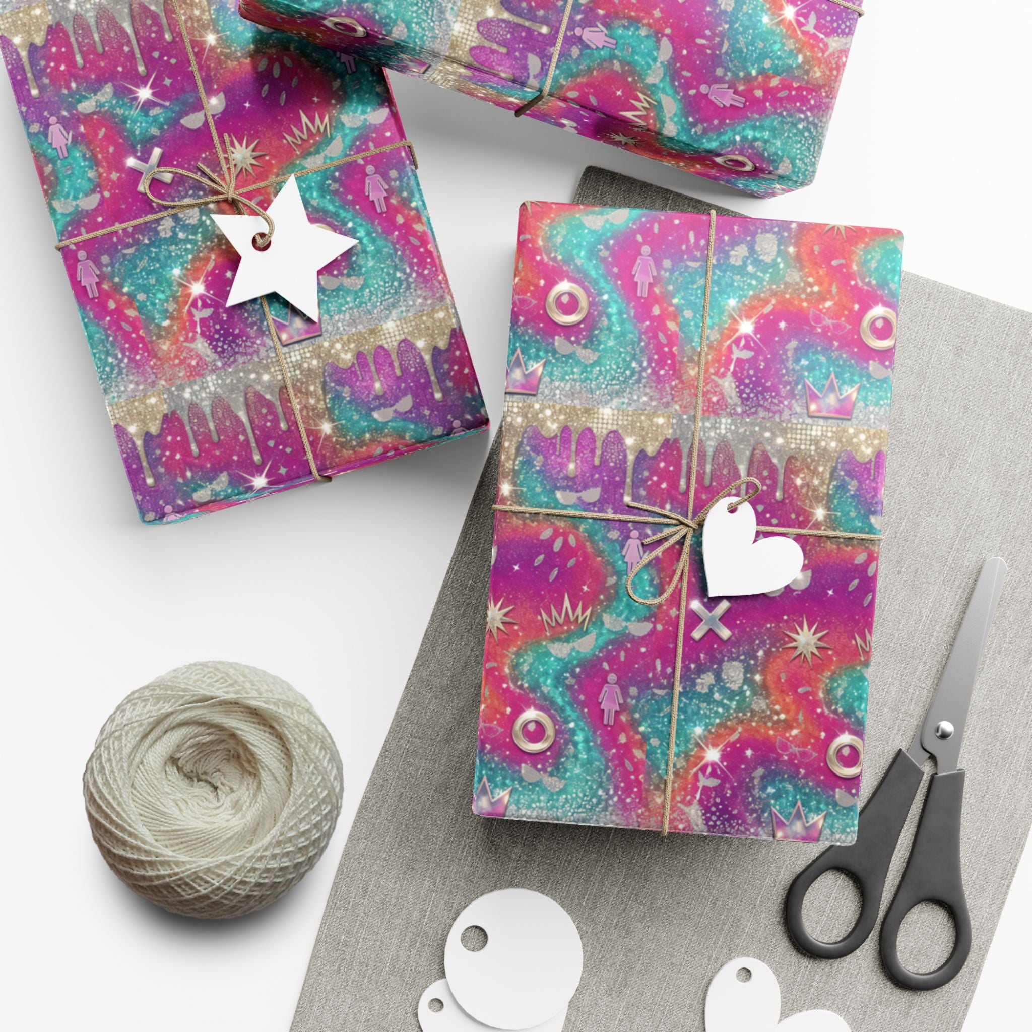Colorful Abstract Gift Wrap Papers | Repeating Pattern