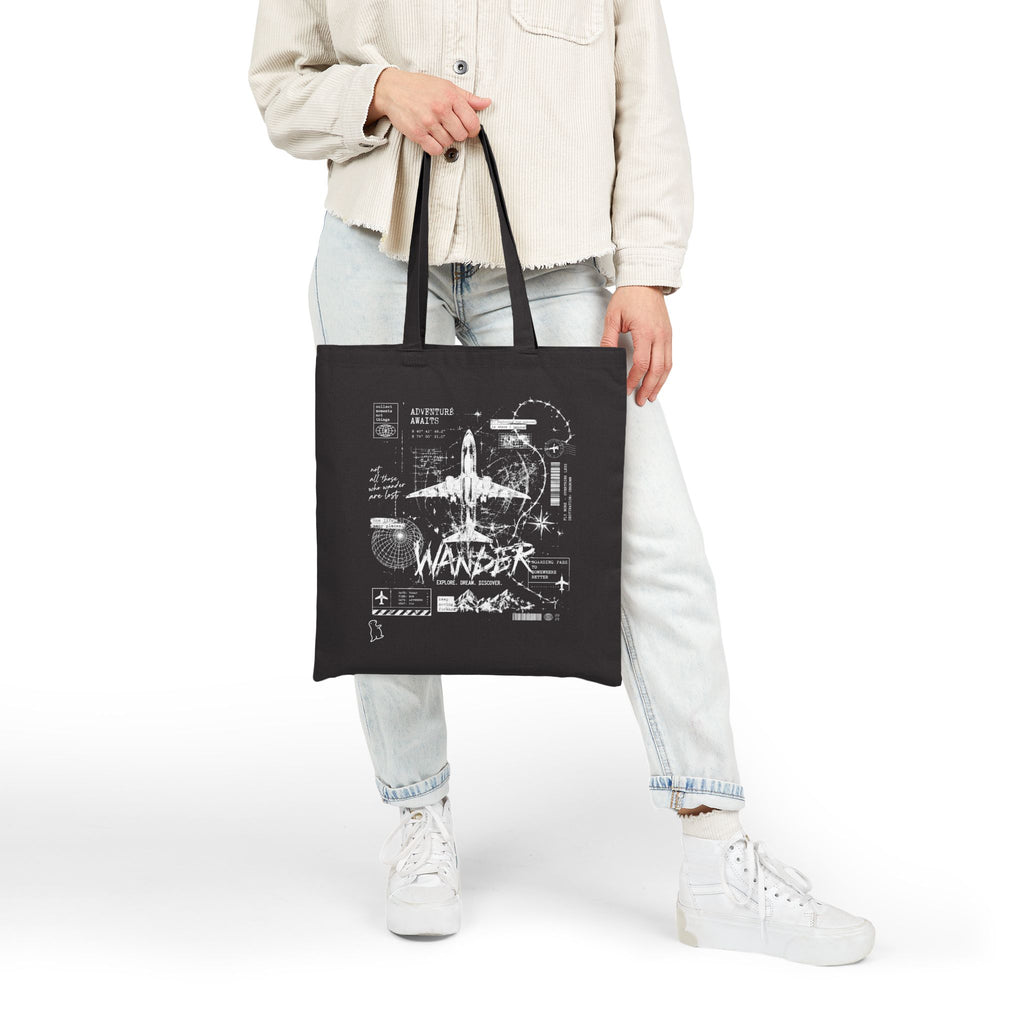 Canvas Tote Bag — Wander Plane