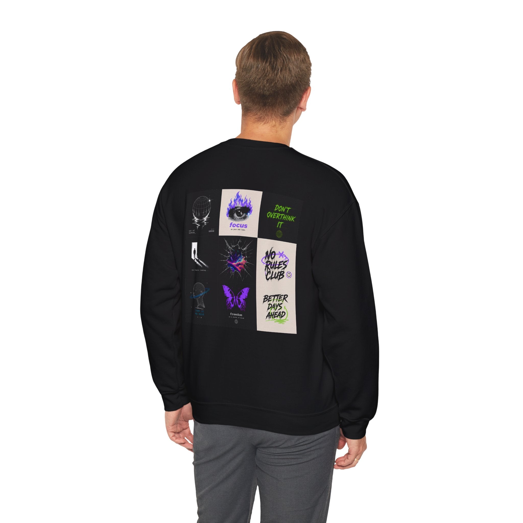 Check Back Graphic Sweatshirt