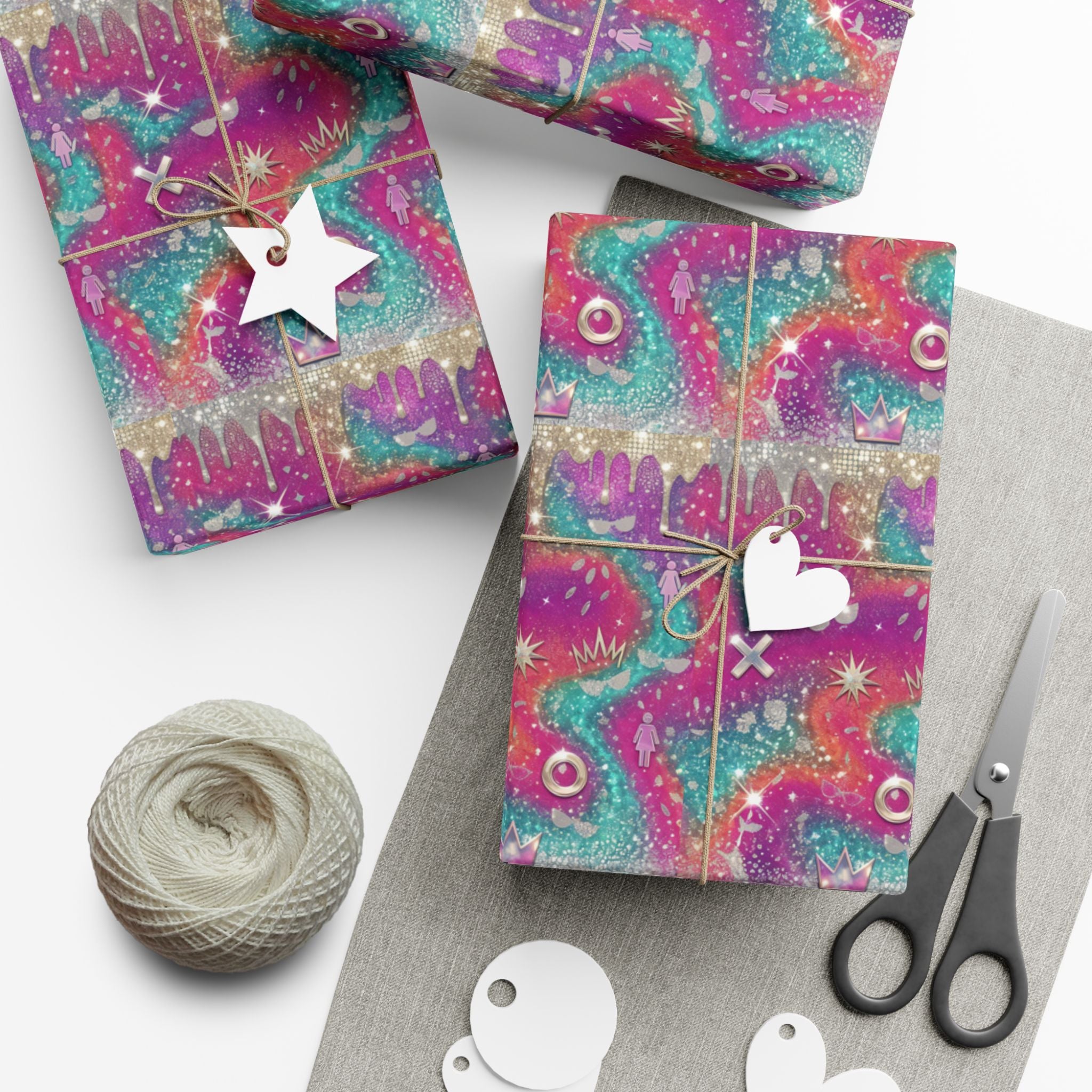 Colorful Abstract Gift Wrap Papers | Repeating Pattern