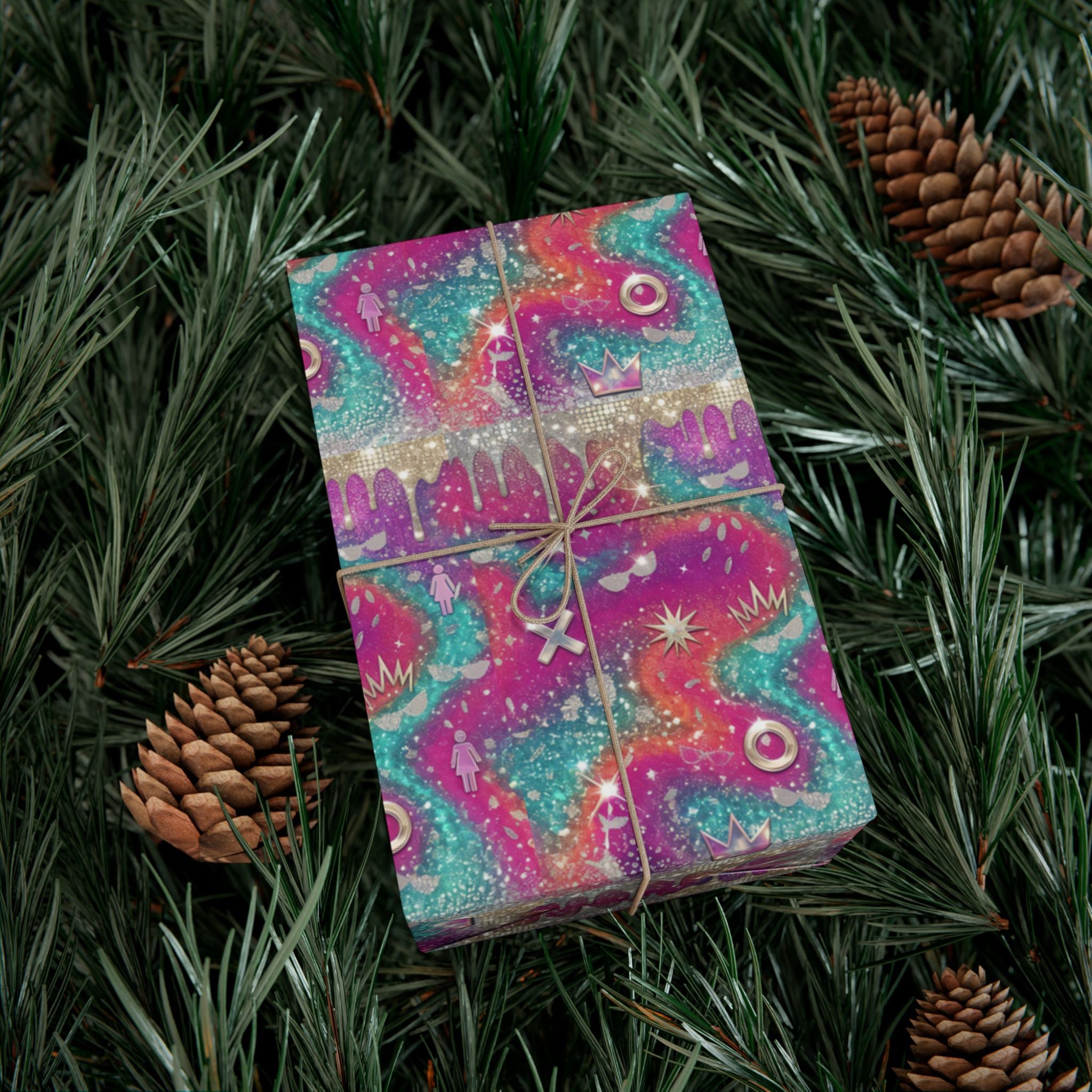 Colorful Abstract Gift Wrap Papers | Repeating Pattern
