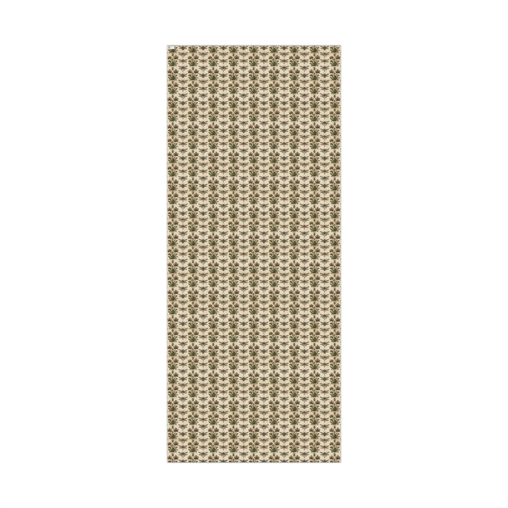 Muted Floral Pattern Gift Wrap Papers | Botanical Wrapping Paper Roll