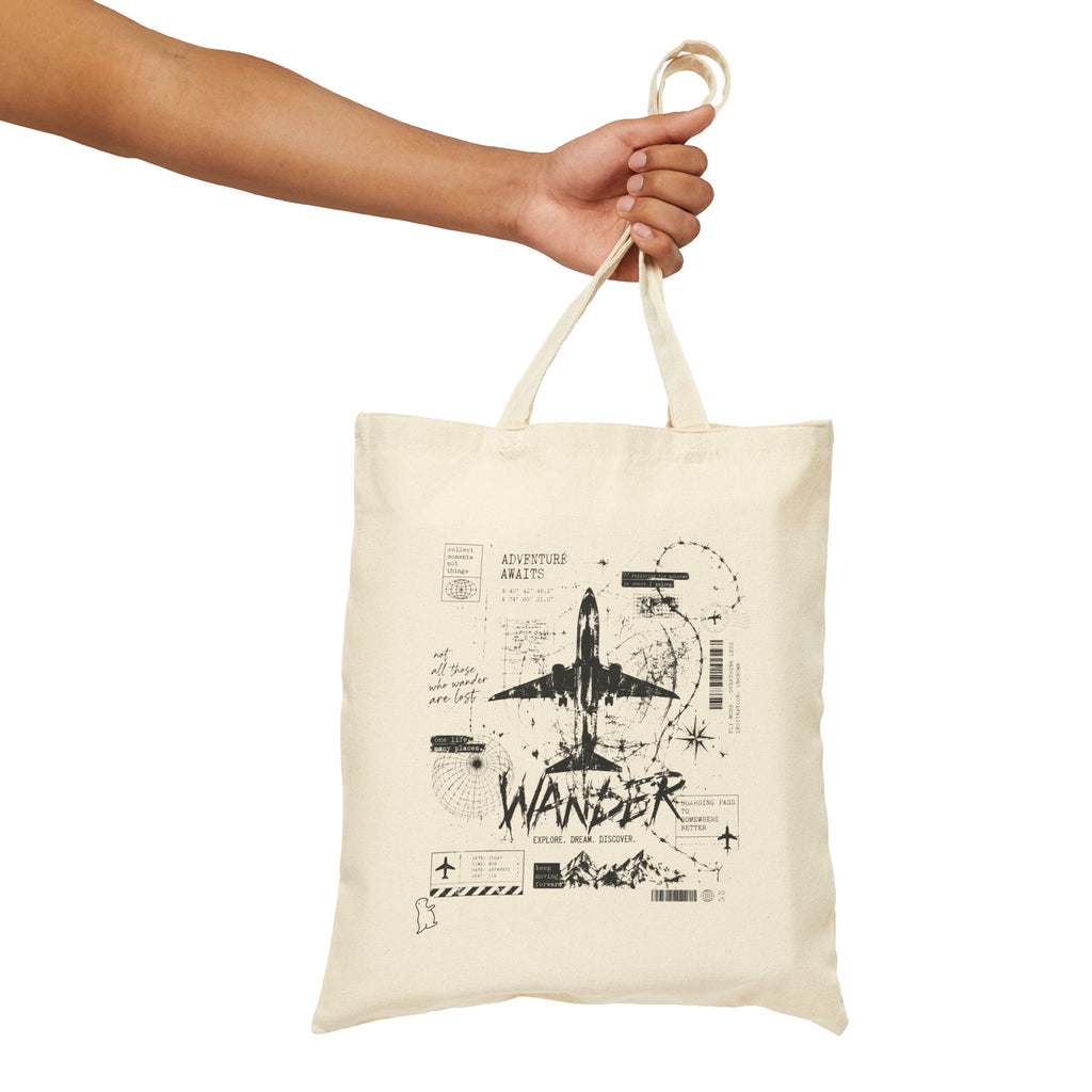 Canvas Tote Bag — Wander Plane