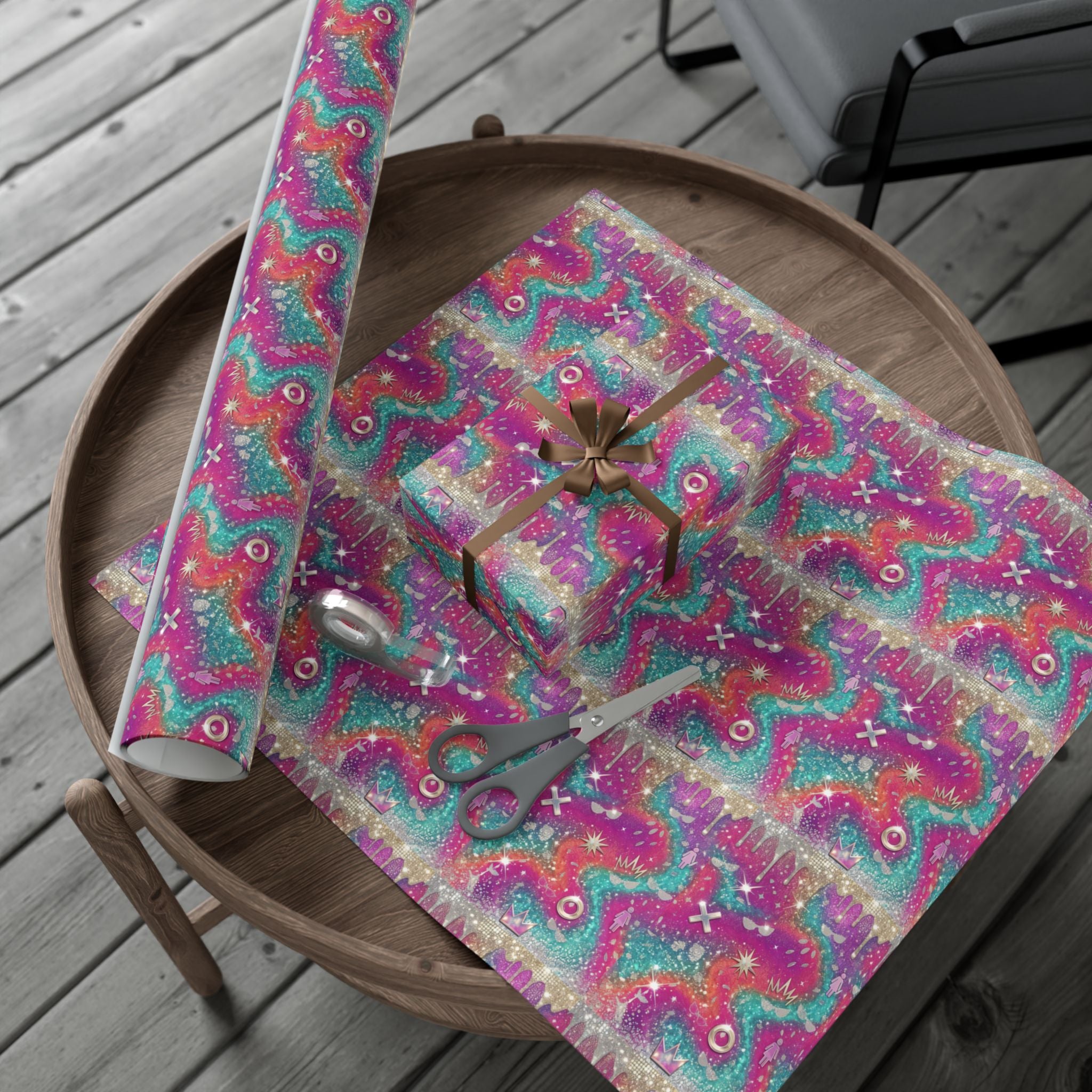 Colorful Abstract Gift Wrap Papers | Repeating Pattern