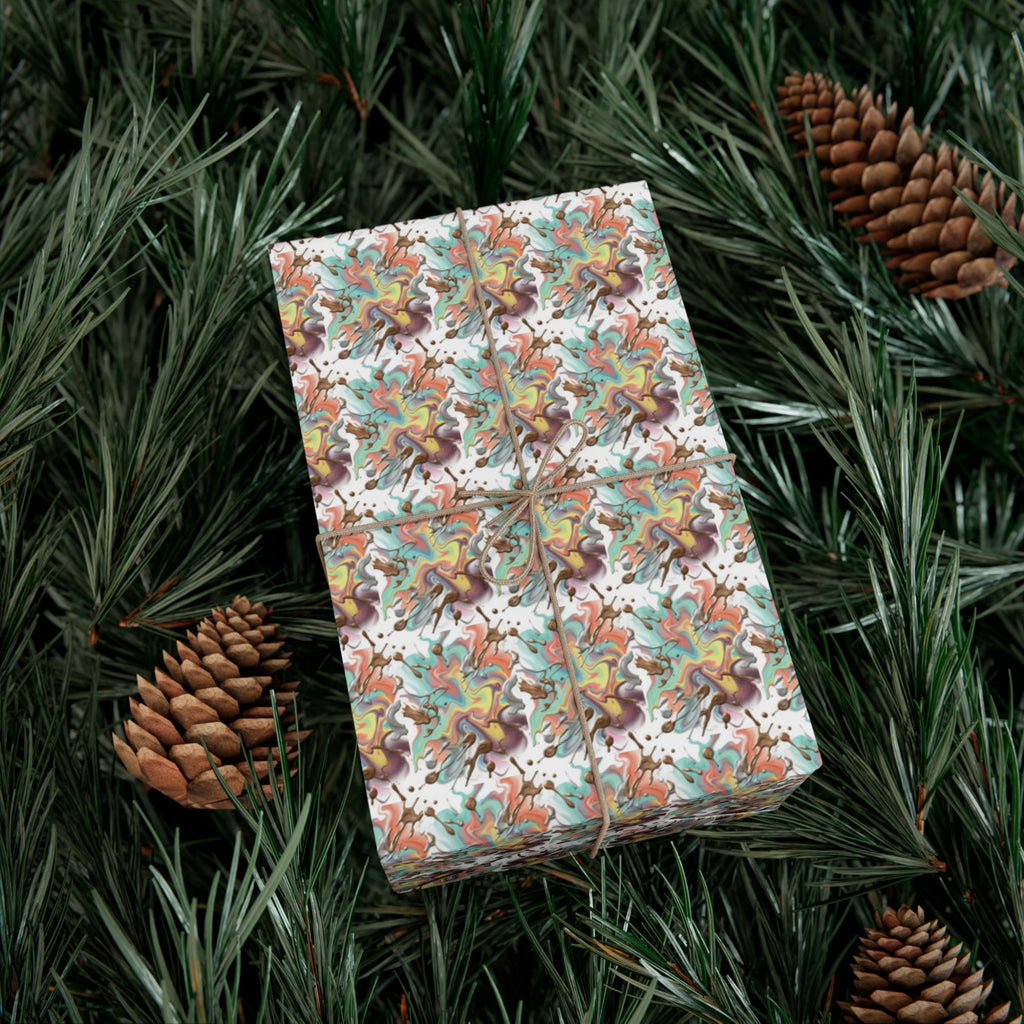 Abstract Watercolor Gift Wrap Paper | Wrapping Paper Roll