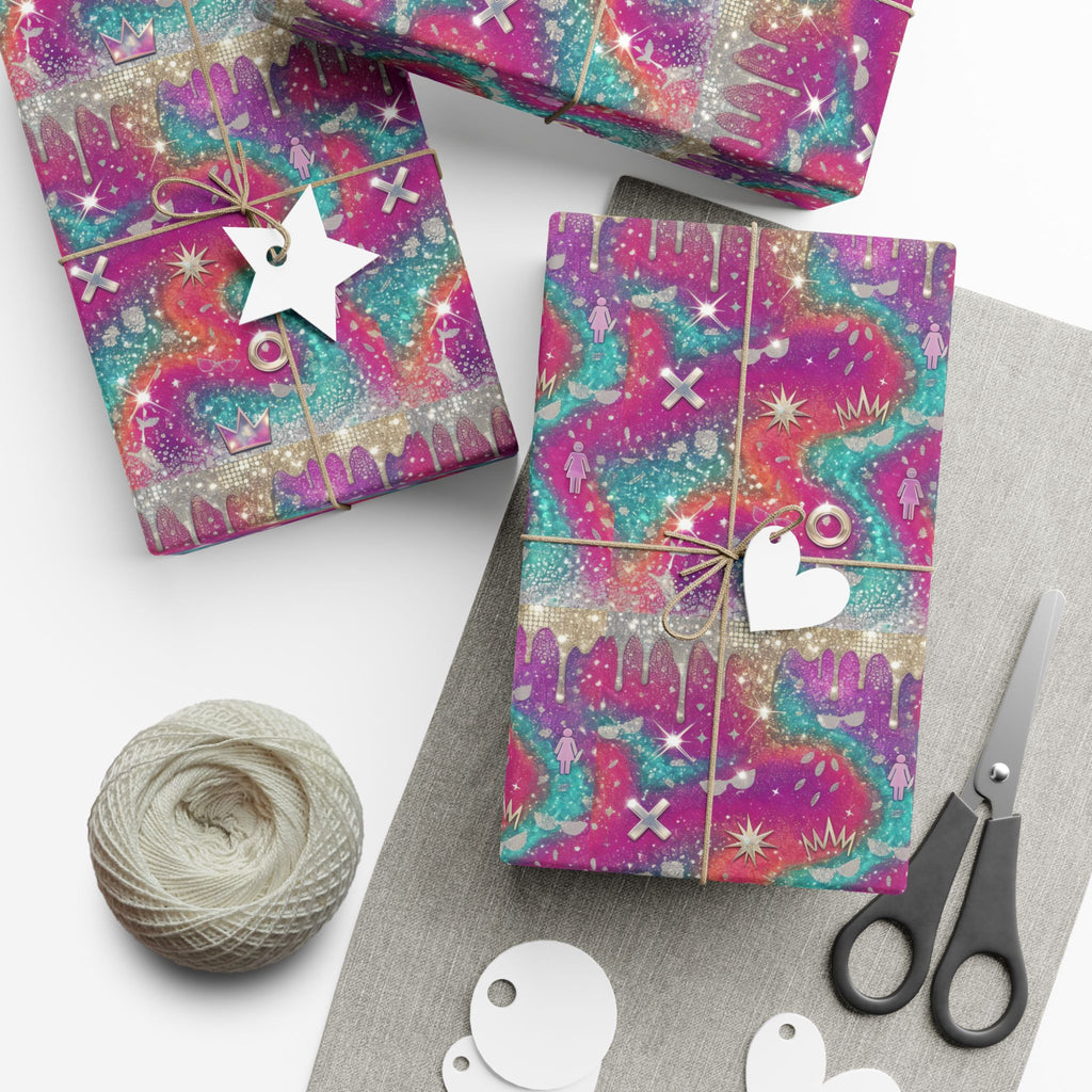 Colorful Abstract Gift Wrap Papers | Repeating Pattern