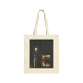 Canvas Tote Bag — Rainy Night Reflection Photo Tote