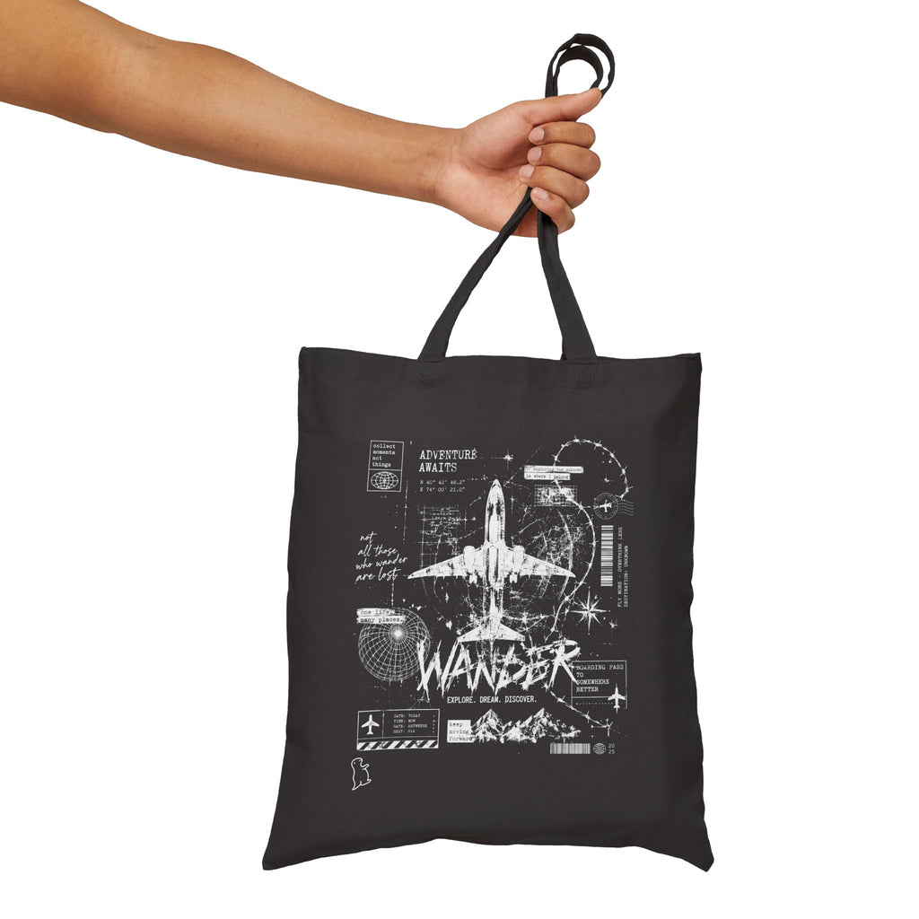 Canvas Tote Bag — Wander Plane