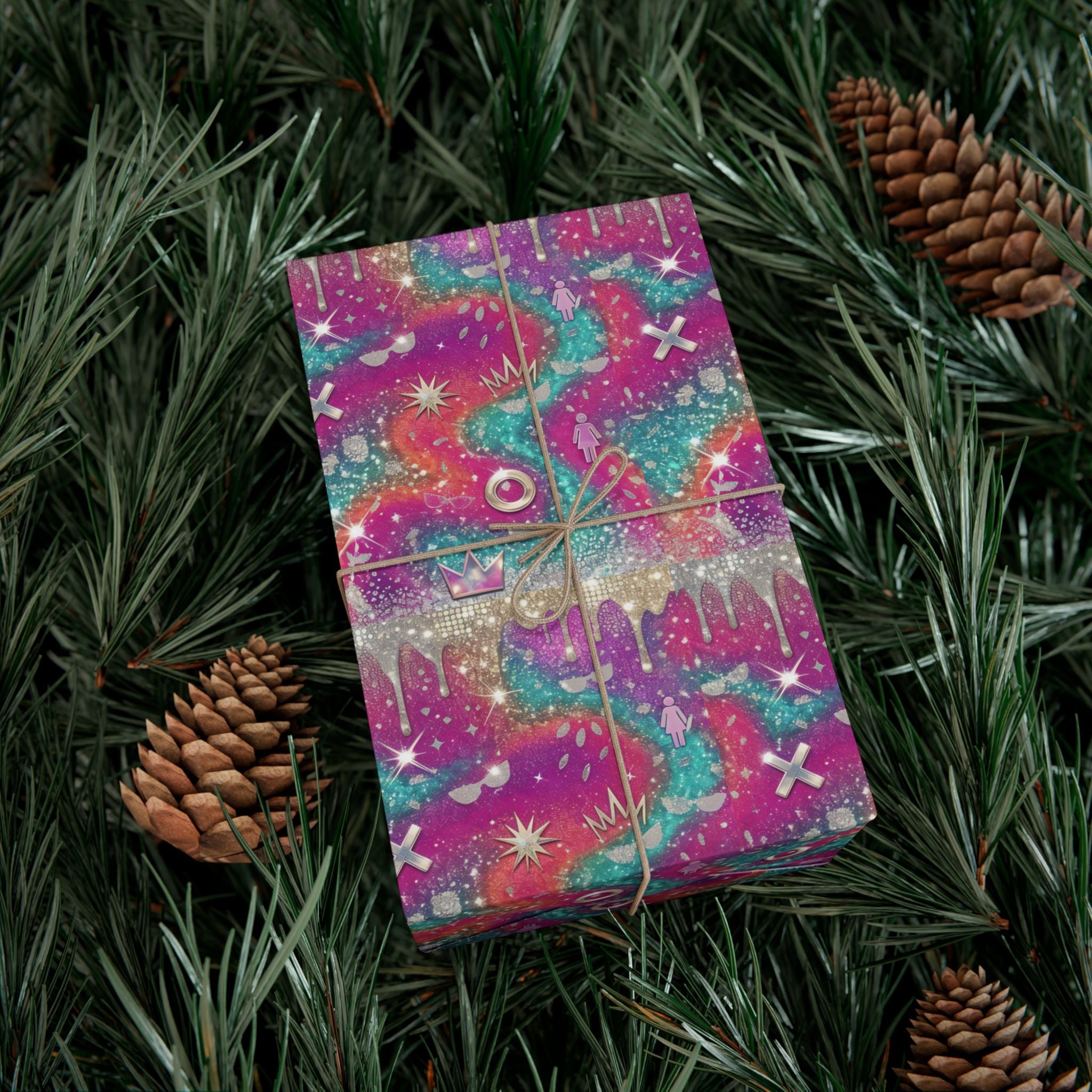 Colorful Abstract Gift Wrap Papers | Repeating Pattern