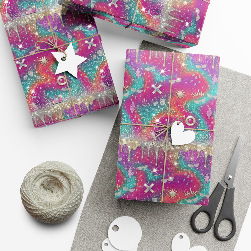 Colorful Abstract Gift Wrap Papers | Repeating Pattern