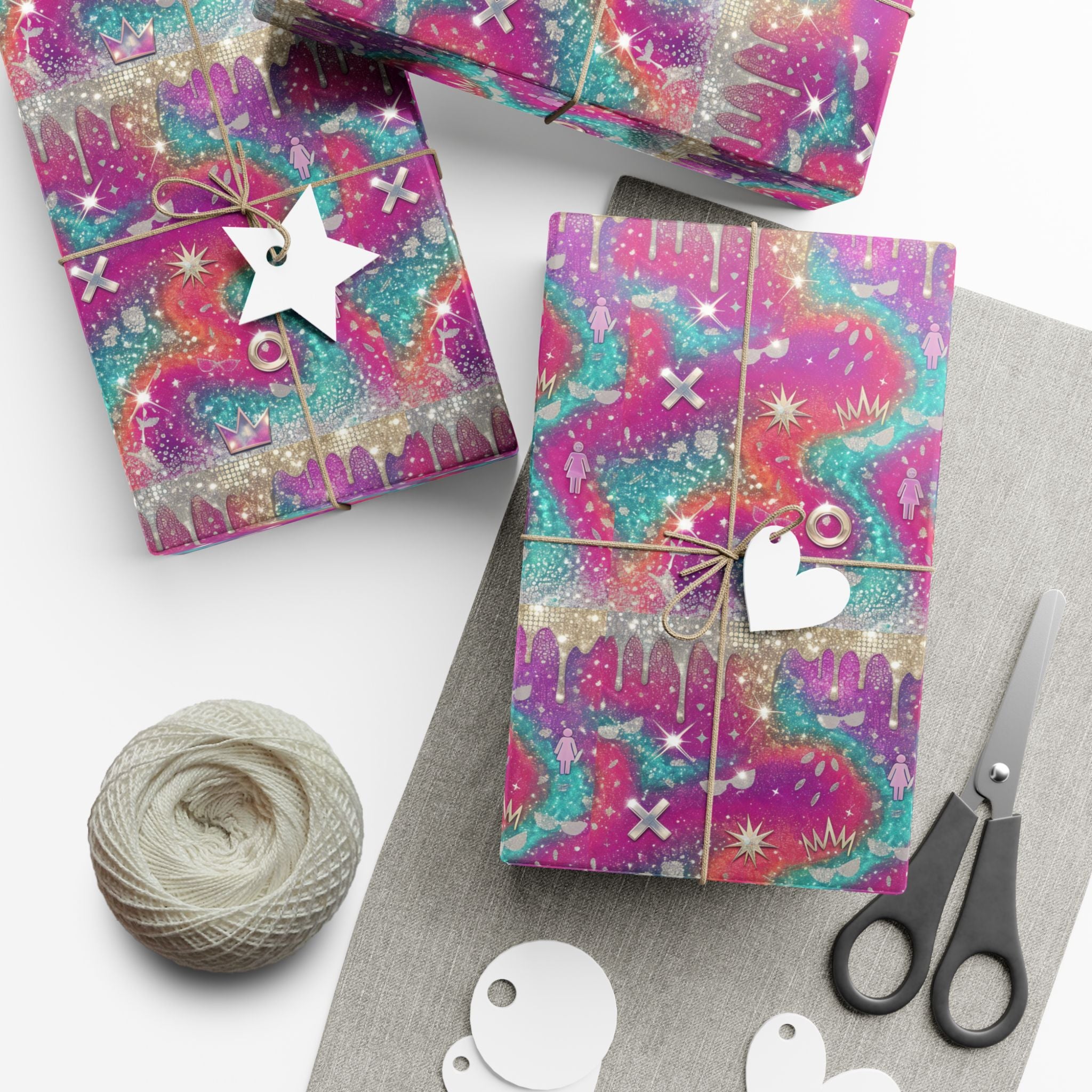 Colorful Abstract Gift Wrap Papers | Repeating Pattern