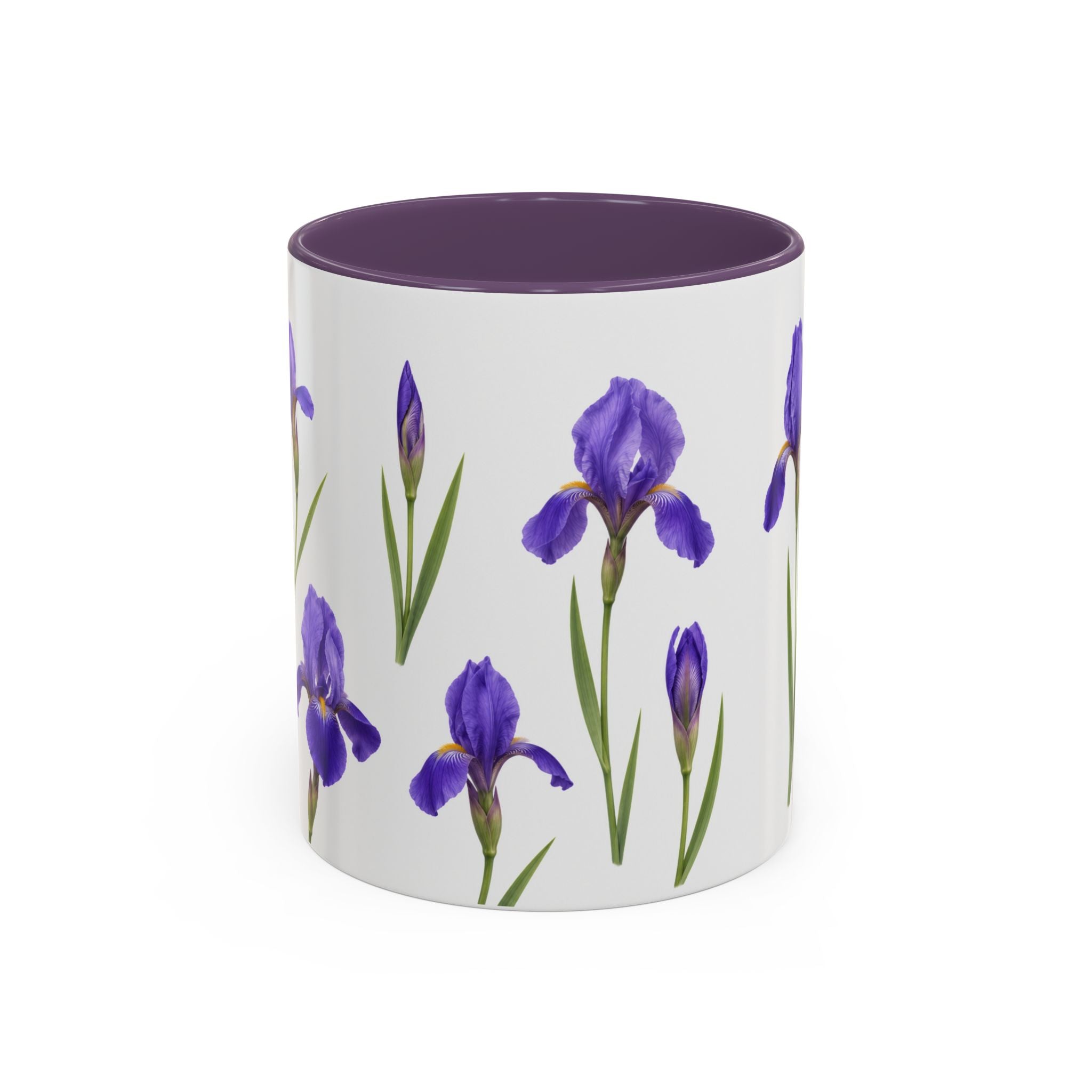 Iris Floral Coffee Mug