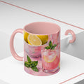 Pink Lemonade Paint Ceramic Mug