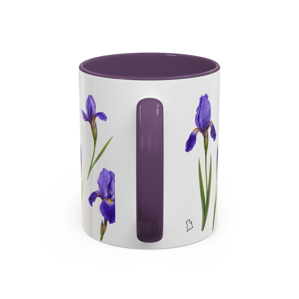 Iris Floral Coffee Mug
