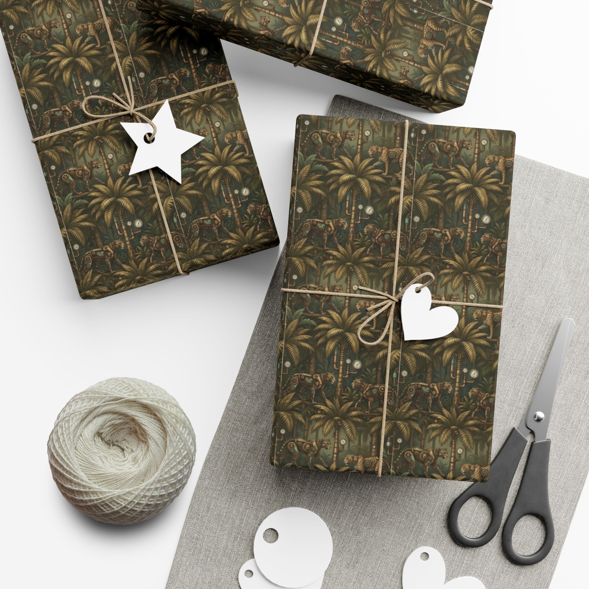 Vintage Botanical Pattern Gift Wrap Paper | Floral Wrapping Paper Roll