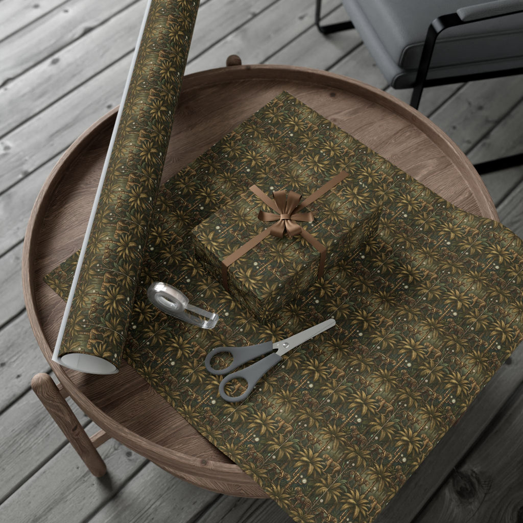 Vintage Botanical Pattern Gift Wrap Paper | Floral Wrapping Paper Roll
