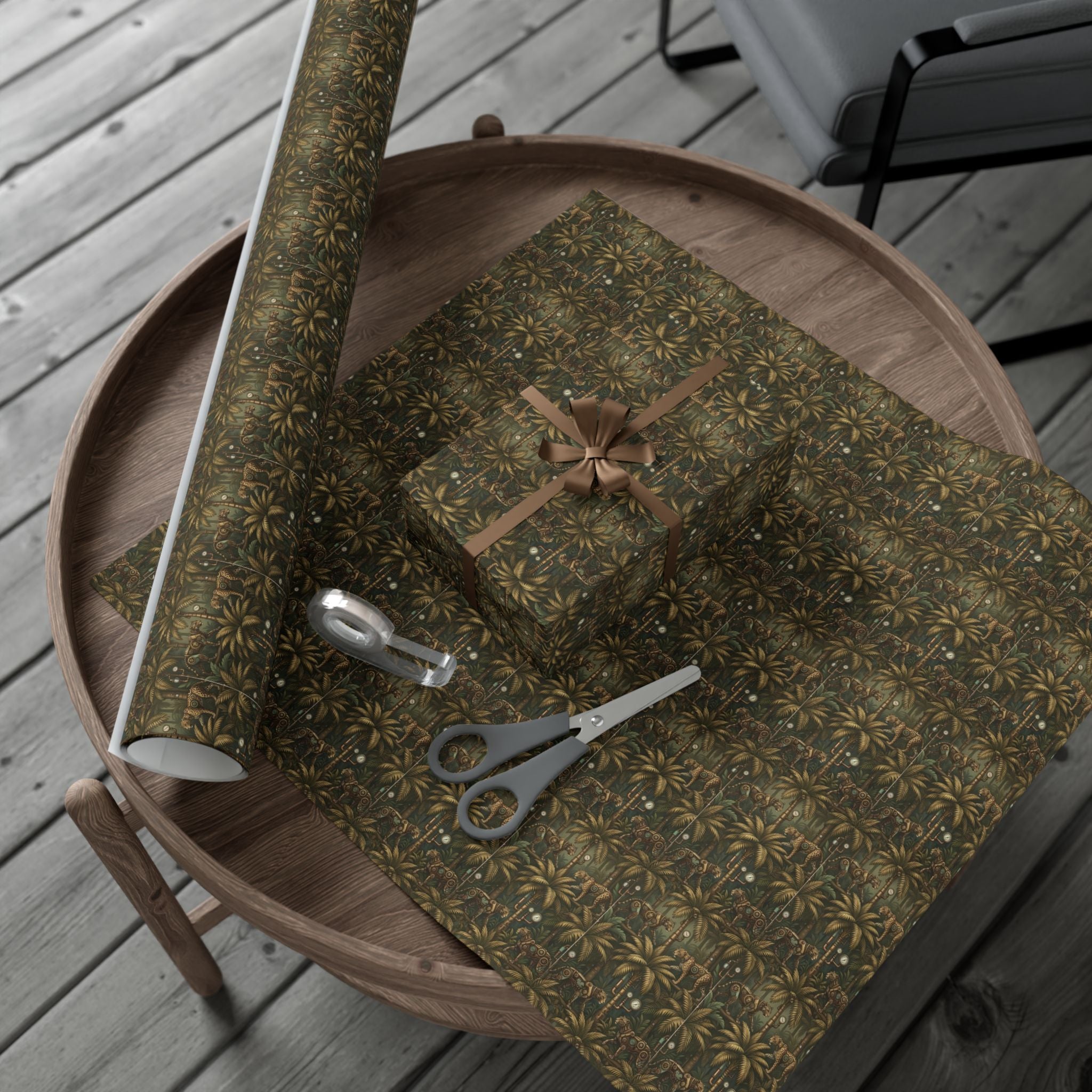 Vintage Botanical Pattern Gift Wrap Paper | Floral Wrapping Paper Roll