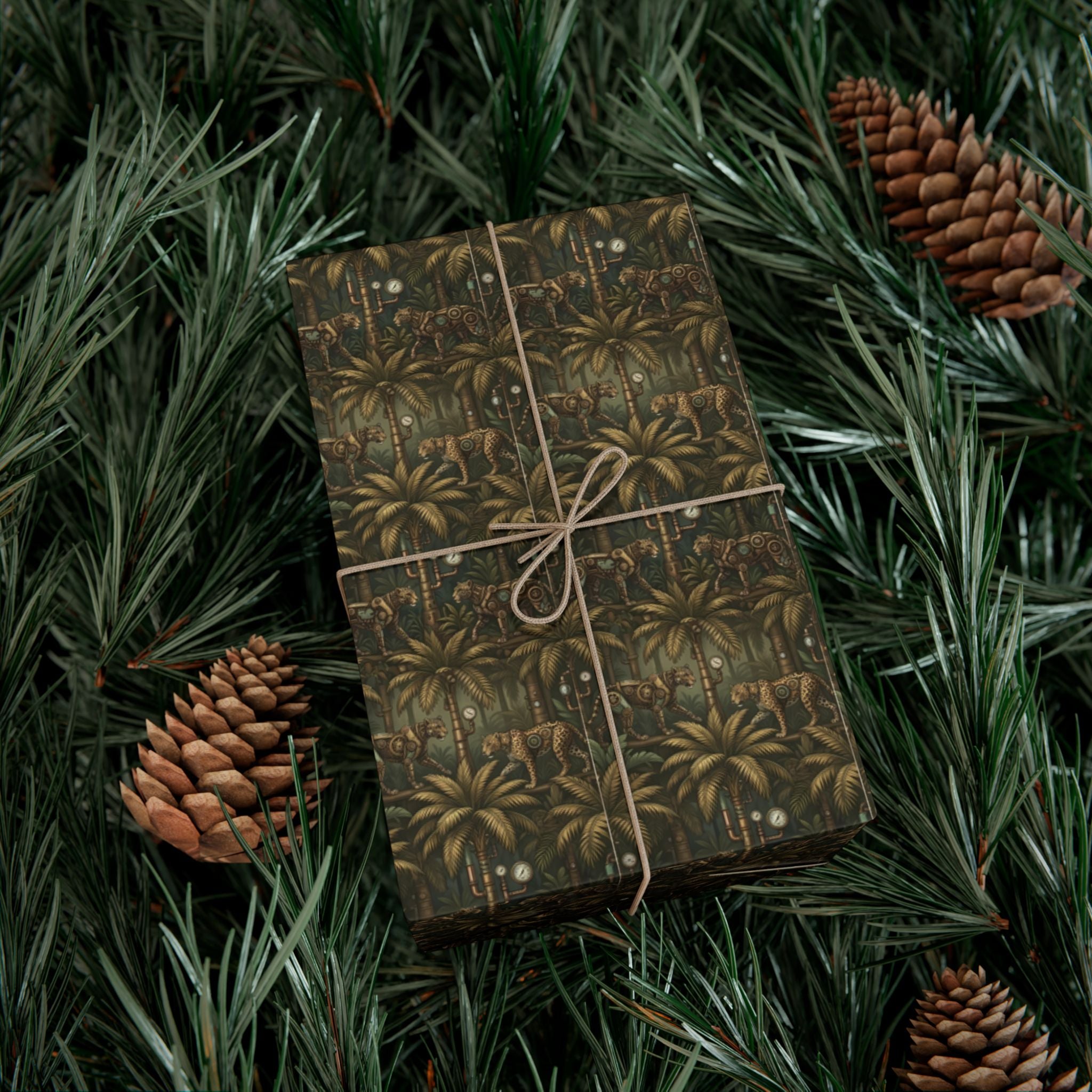 Vintage Botanical Pattern Gift Wrap Paper | Floral Wrapping Paper Roll