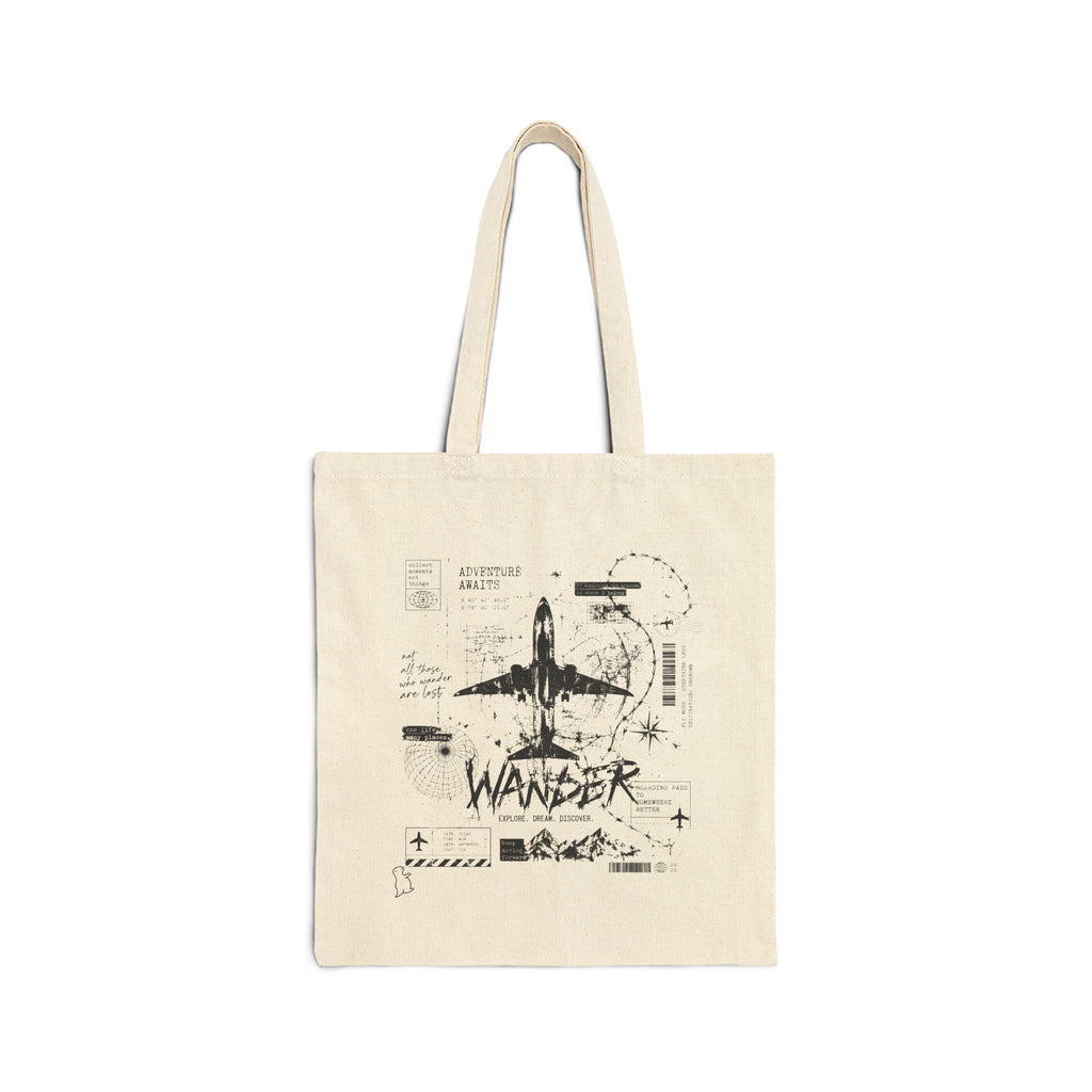 Canvas Tote Bag — Wander Plane