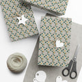 Abstract Leaf Pattern Gift Wrap, Botanical Wrapping Paper Roll | Neutral Green Beige