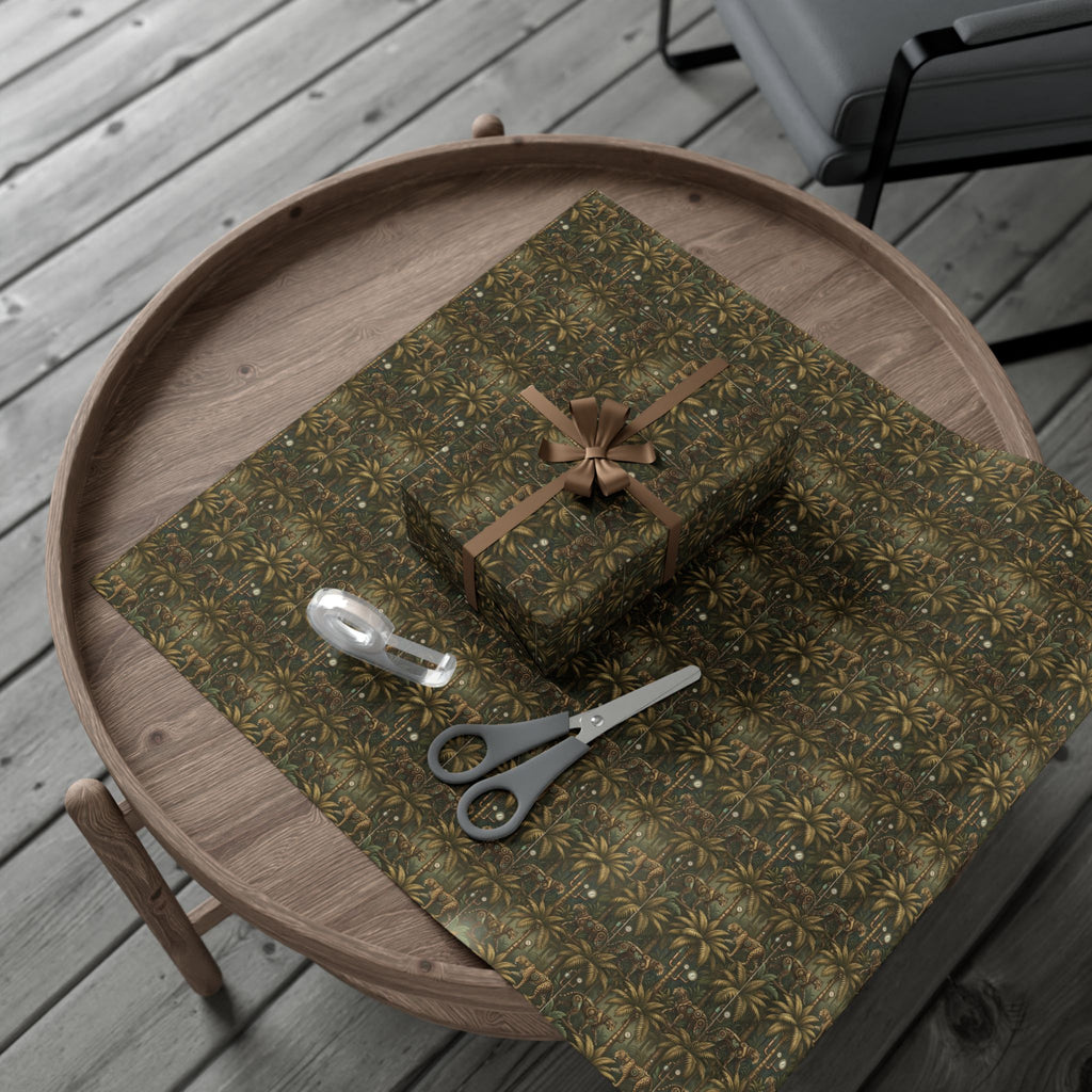 Vintage Botanical Pattern Gift Wrap Paper | Floral Wrapping Paper Roll