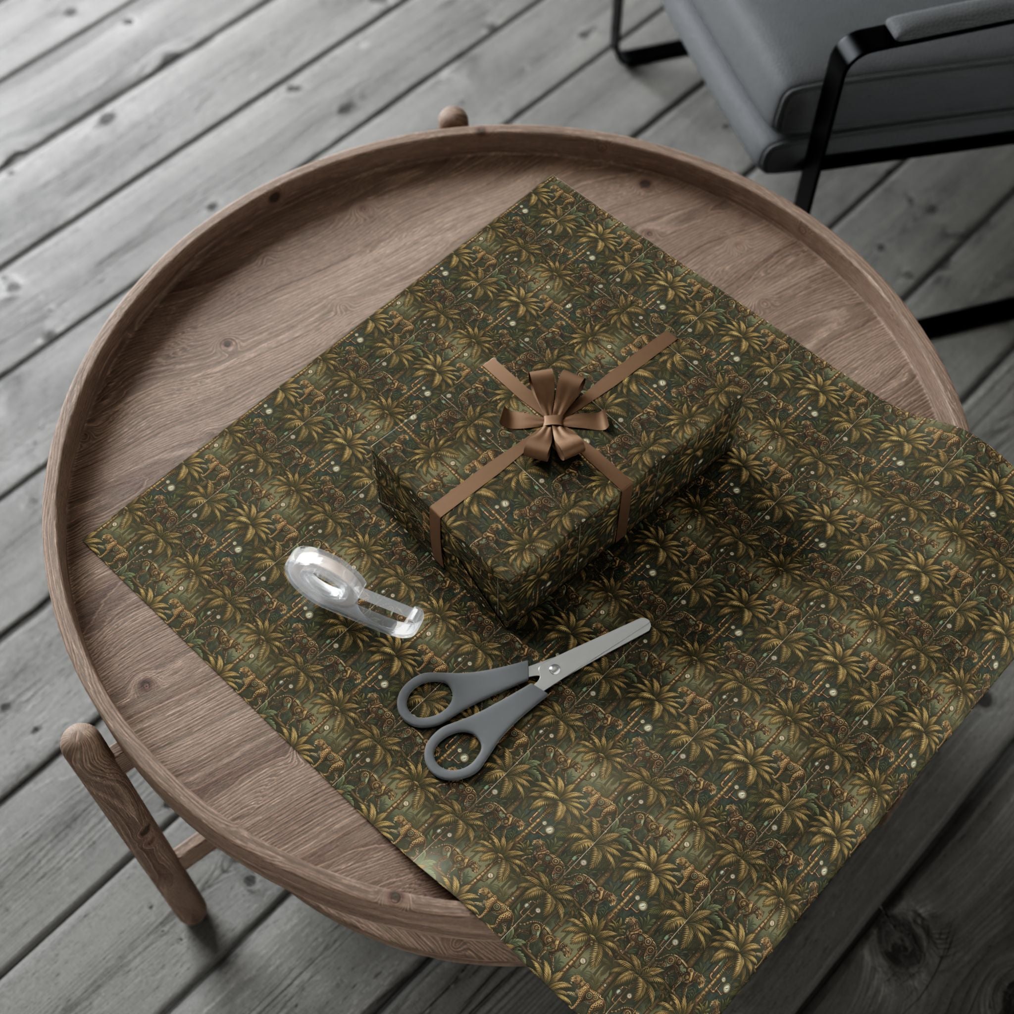 Vintage Botanical Pattern Gift Wrap Paper | Floral Wrapping Paper Roll