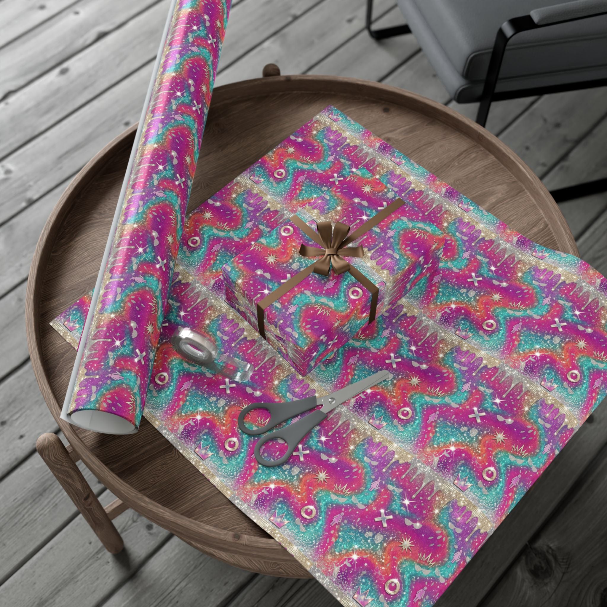 Colorful Abstract Gift Wrap Papers | Repeating Pattern