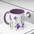 Iris Floral Coffee Mug