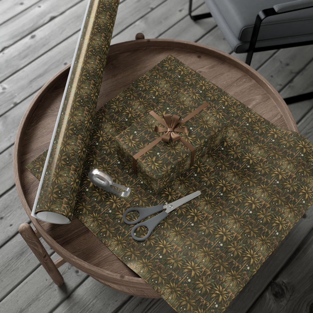 Vintage Botanical Pattern Gift Wrap Paper | Floral Wrapping Paper Roll