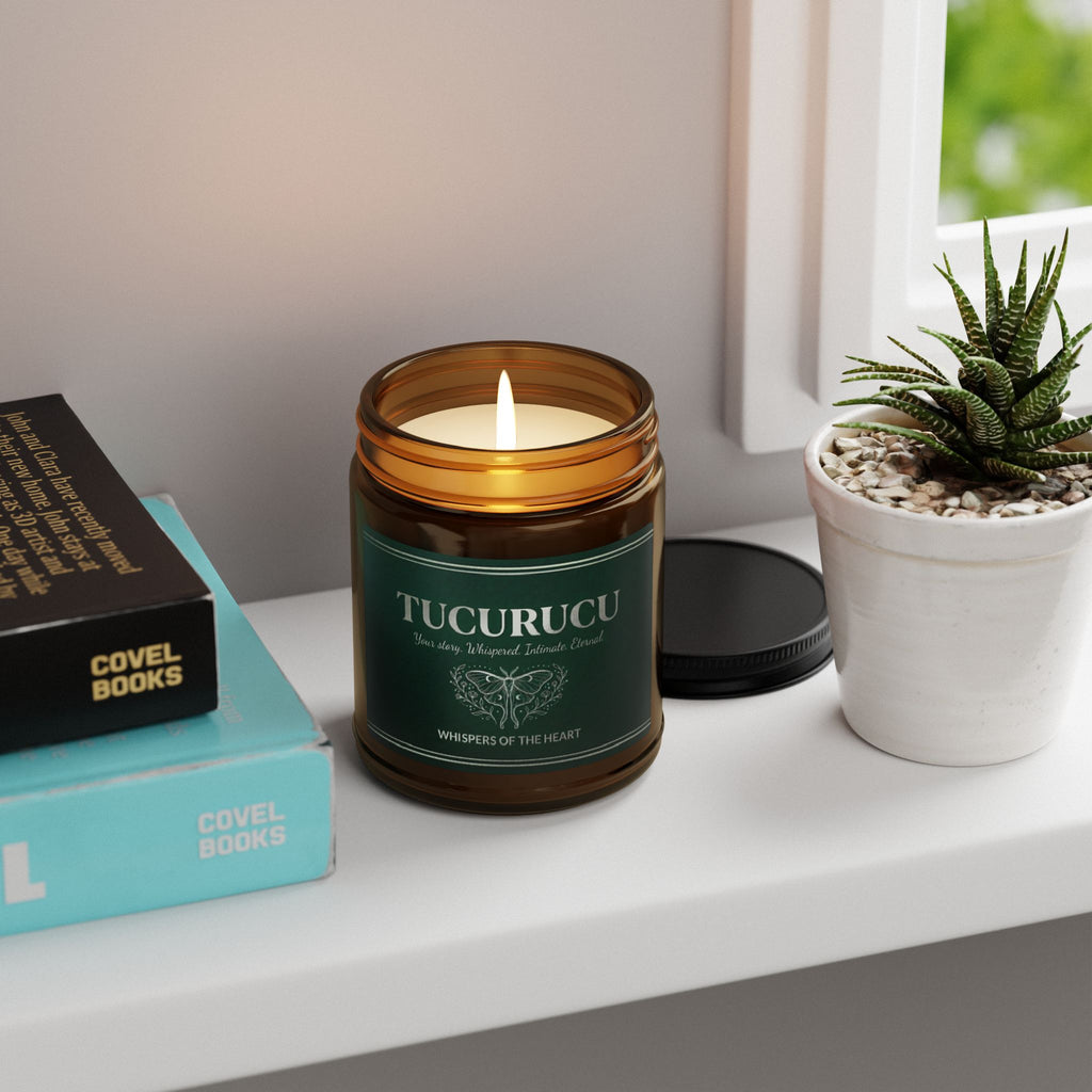 Tucurucu Scented Soy Candle — Sea Salt and Orchid