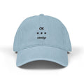 Embroidered Denim Cap