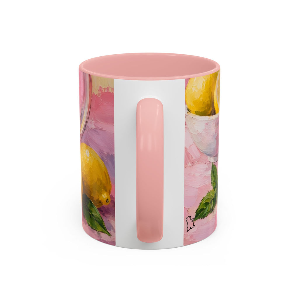 Pink Lemonade Paint Ceramic Mug