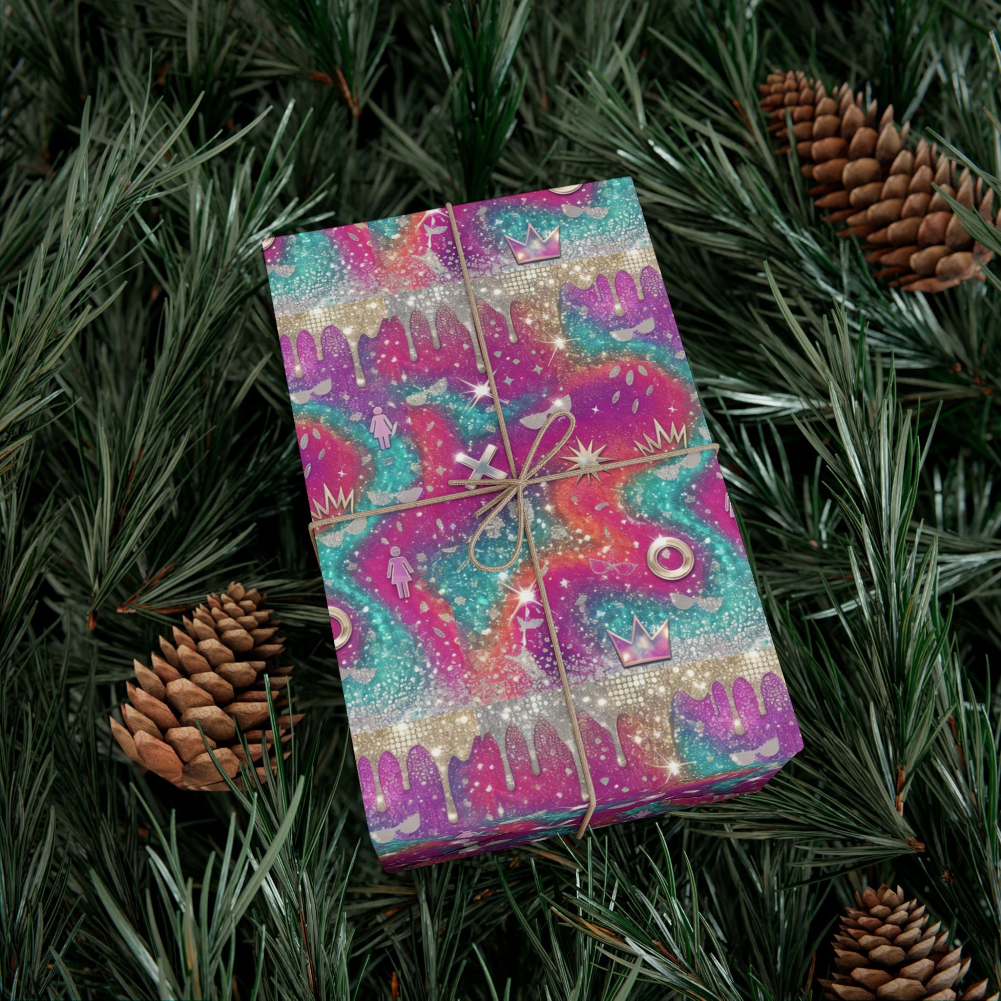 Colorful Abstract Gift Wrap Papers | Repeating Pattern