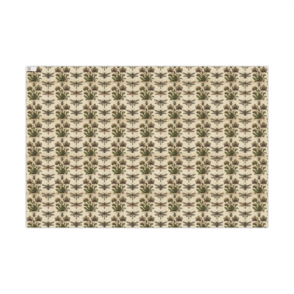 Muted Floral Pattern Gift Wrap Papers | Botanical Wrapping Paper Roll