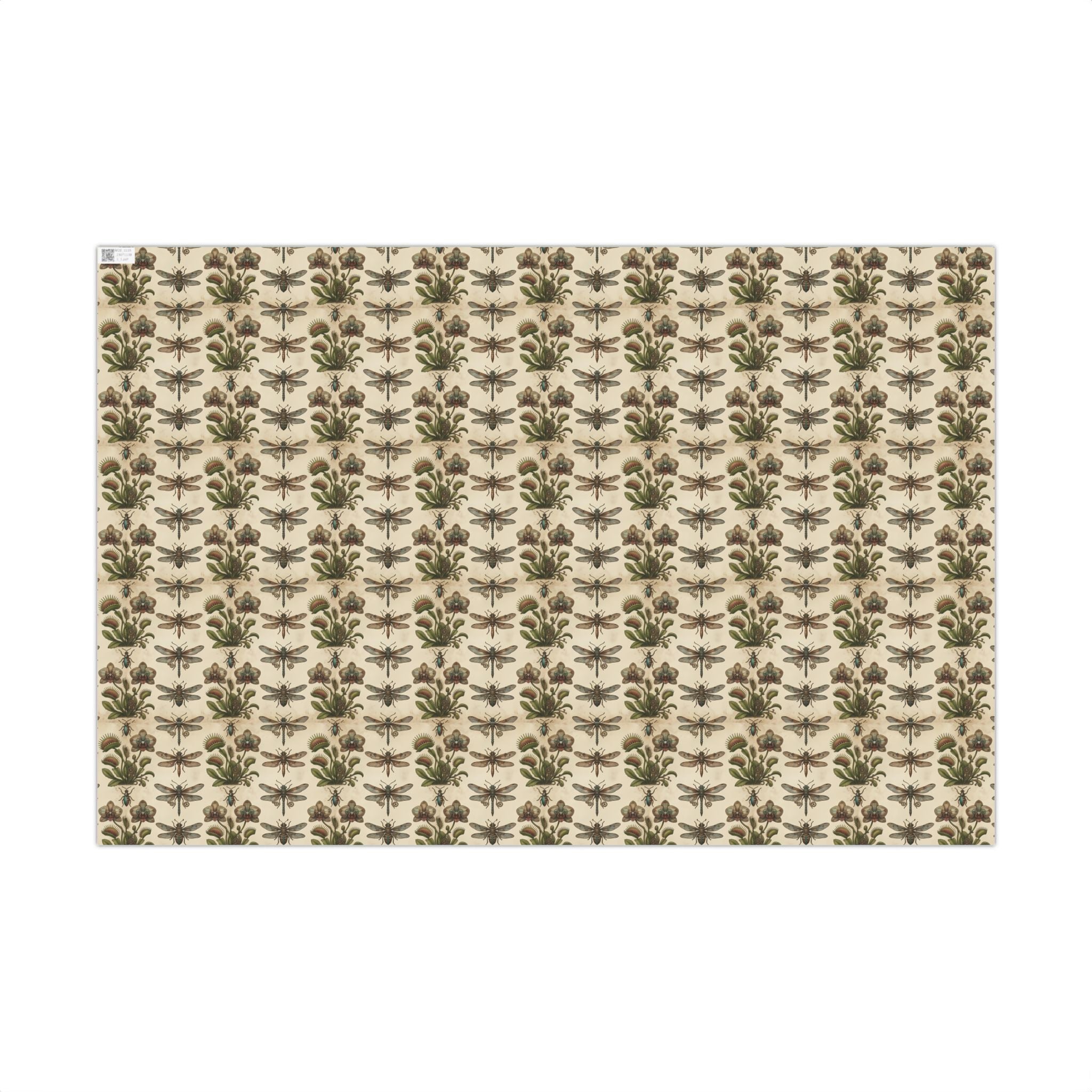 Muted Floral Pattern Gift Wrap Papers | Botanical Wrapping Paper Roll