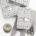 Watercolor Wildflowers Gift Wrap Paper | Floral Wrapping Paper Roll