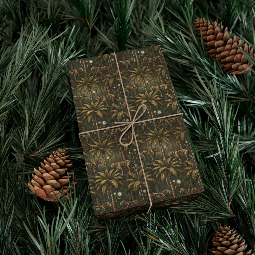 Vintage Botanical Pattern Gift Wrap Paper | Floral Wrapping Paper Roll