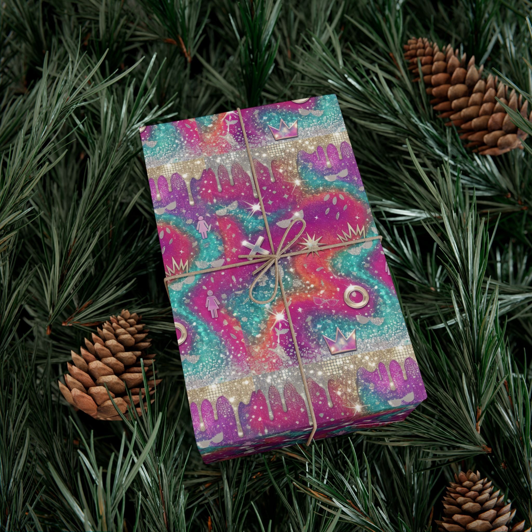 Colorful Abstract Gift Wrap Papers | Repeating Pattern